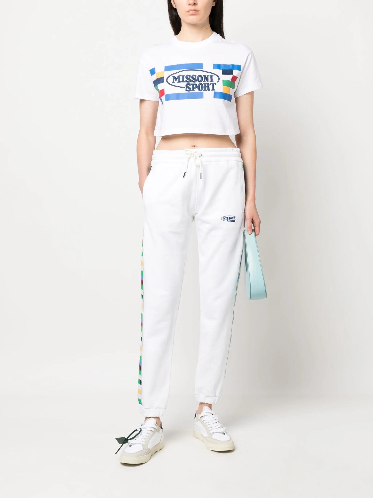 logo-print short-sleeve top