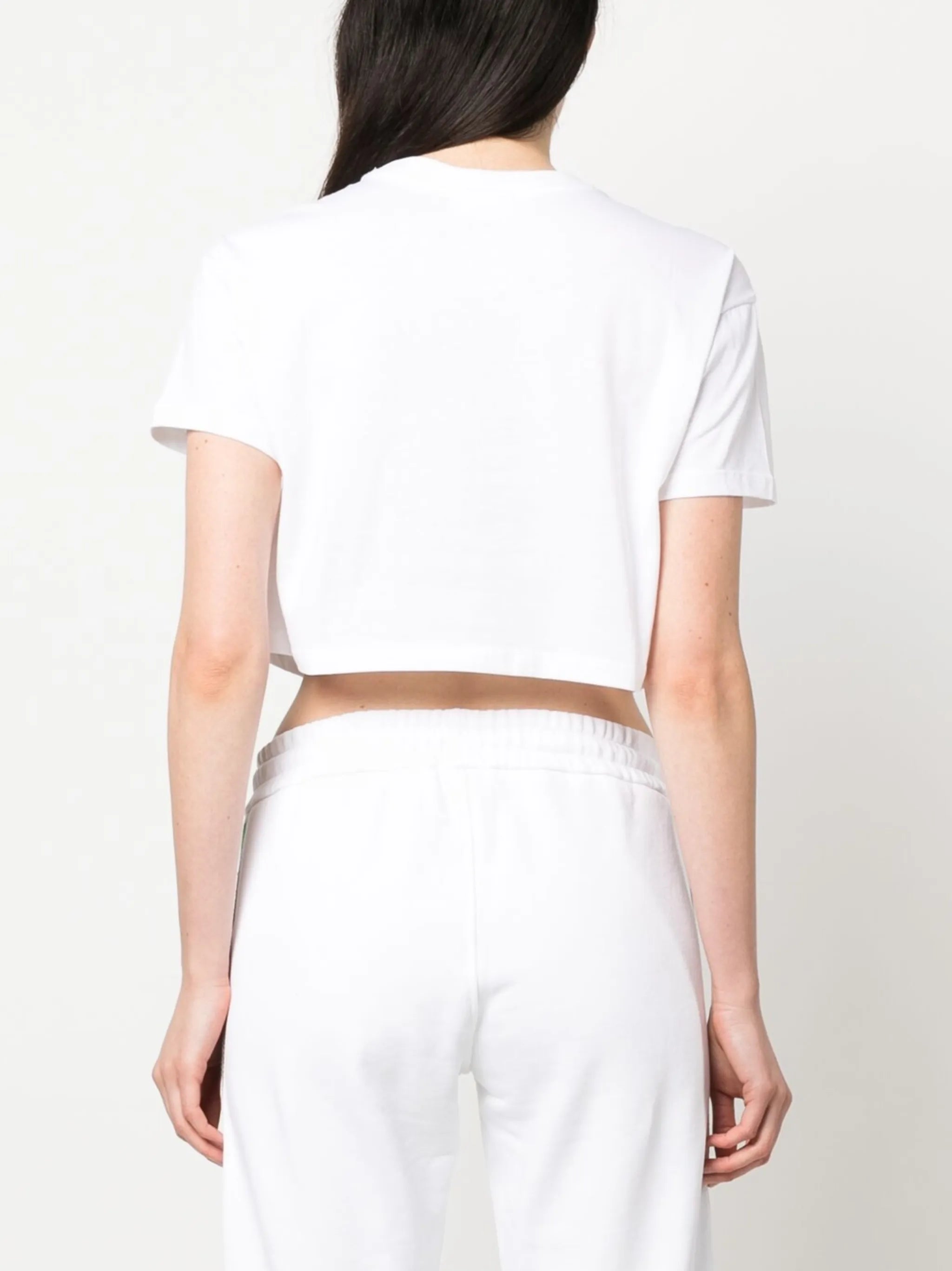 logo-print short-sleeve top