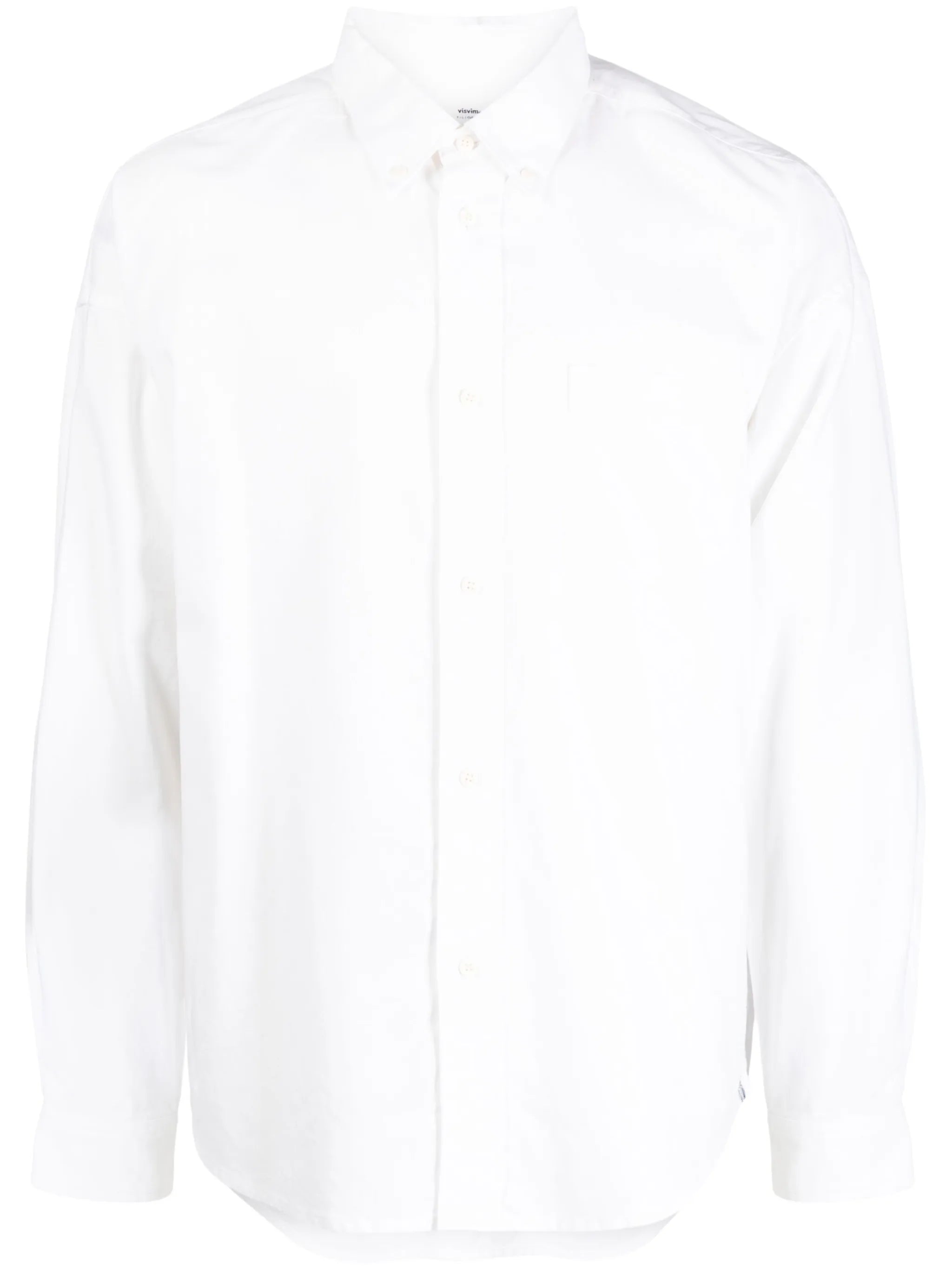 Albacore B.D. elbow-patch cotton shirt
