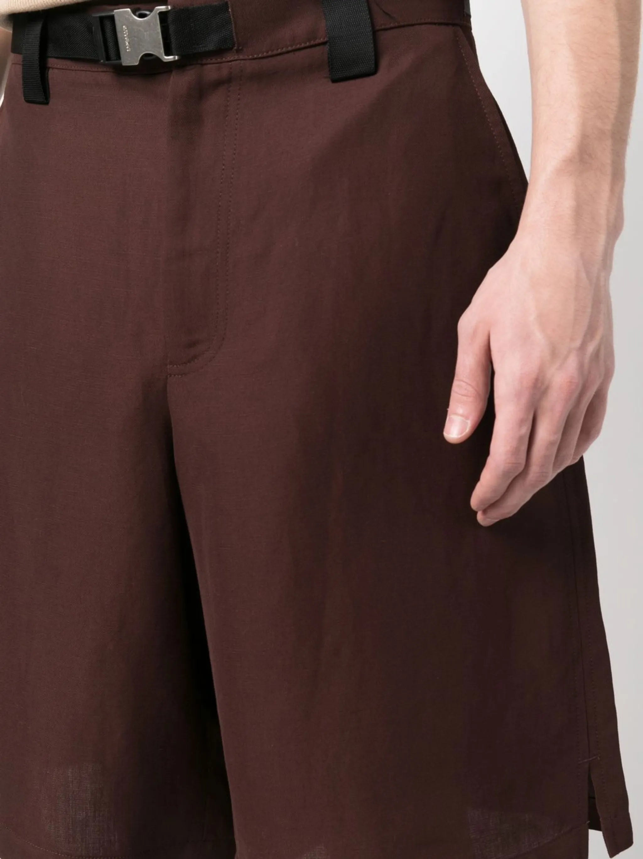knee-length shorts