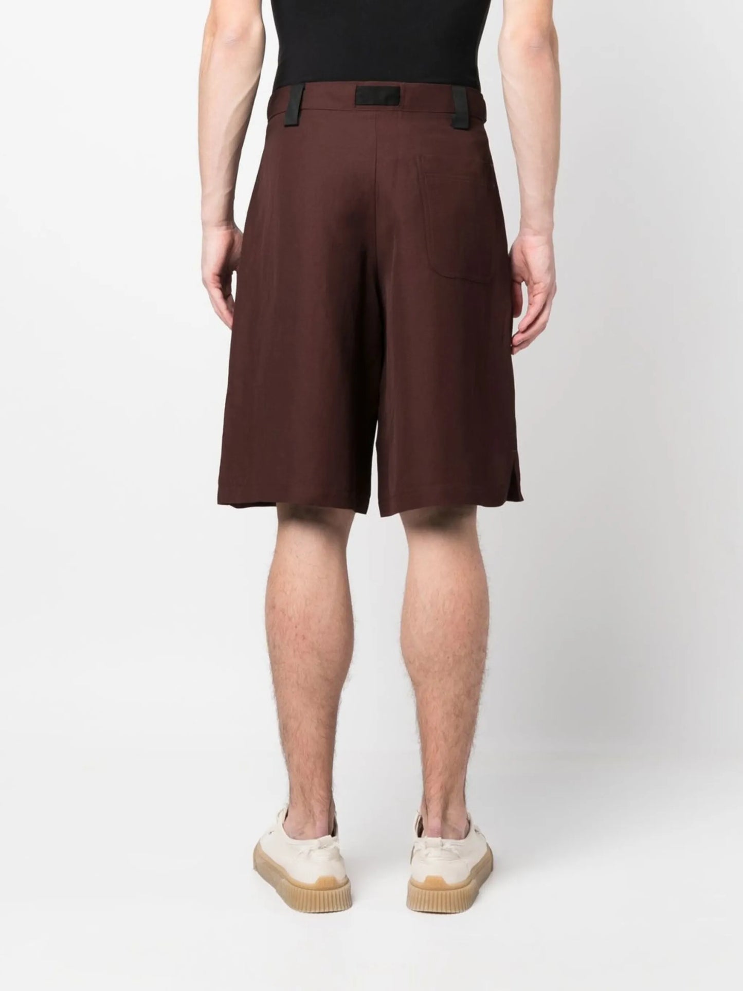 knee-length shorts