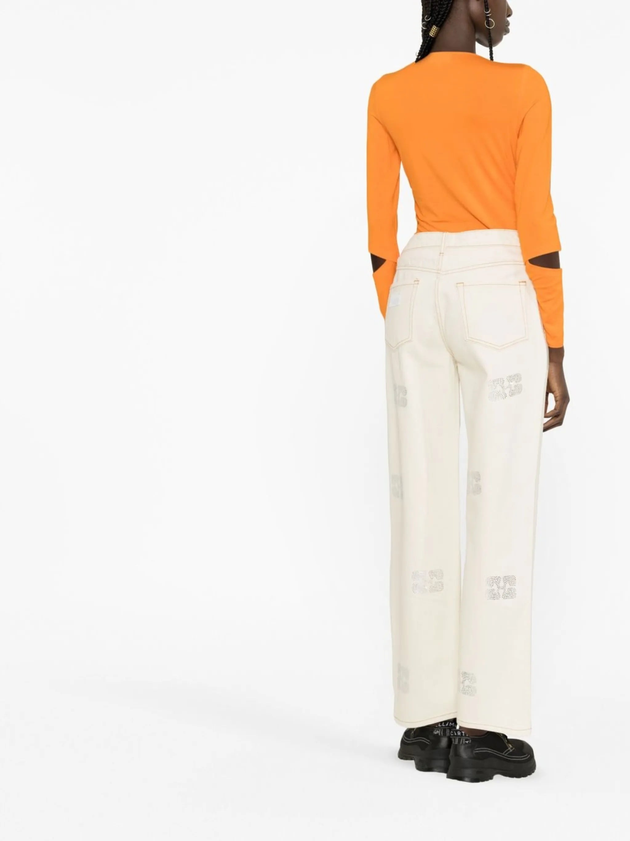 Sparkle Izey straight-leg jeans
