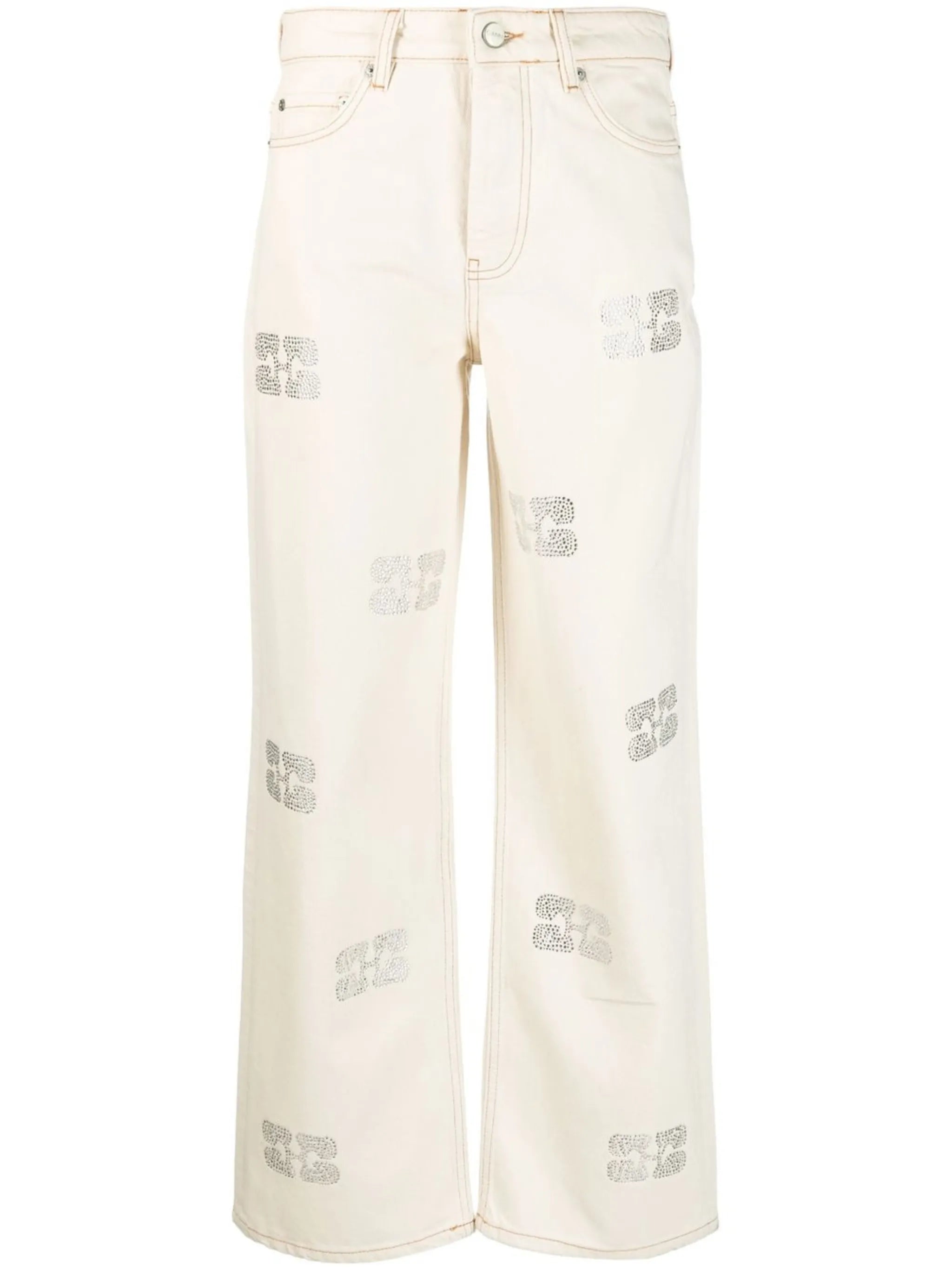 Sparkle Izey straight-leg jeans