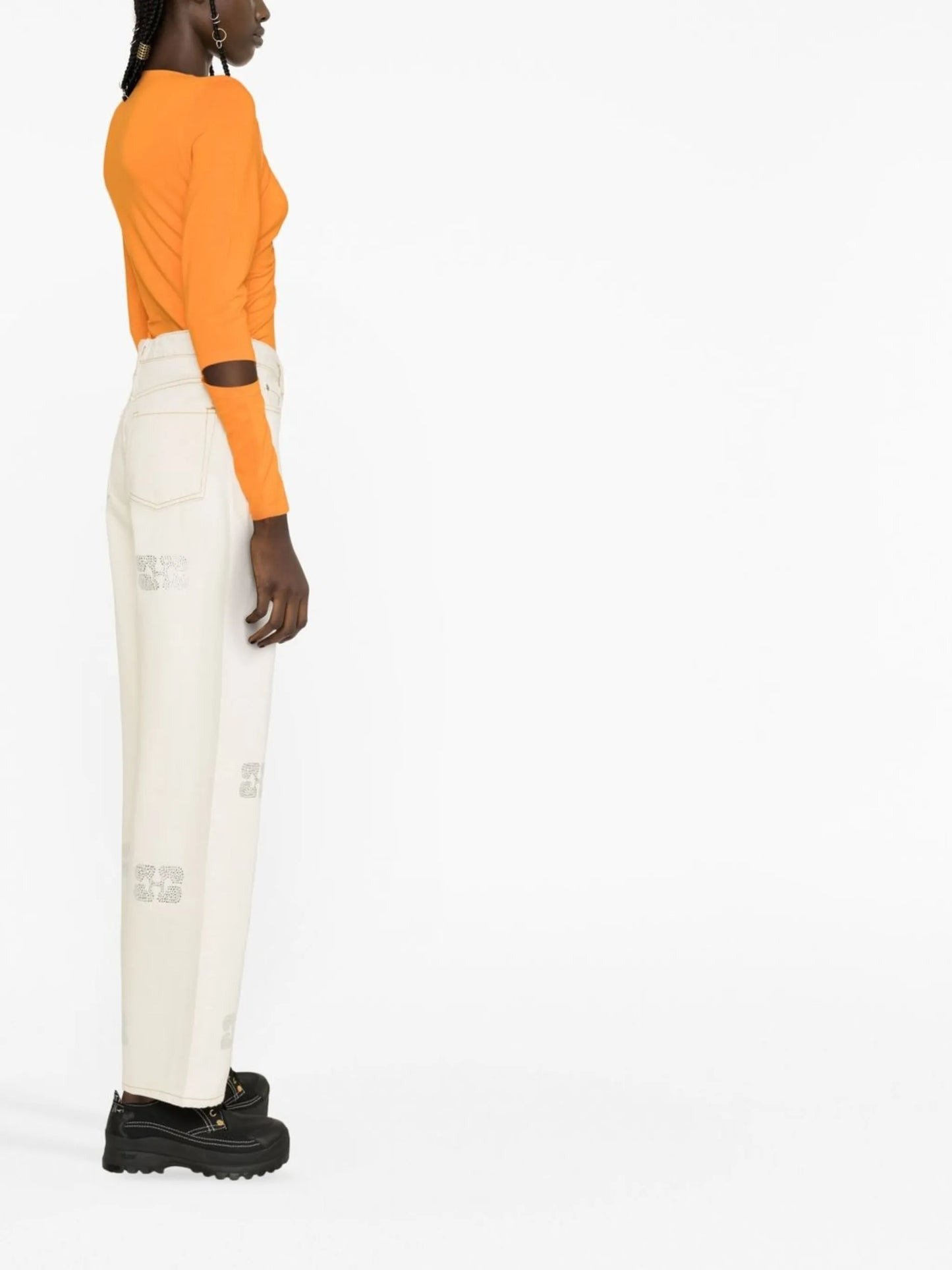 Sparkle Izey straight-leg jeans