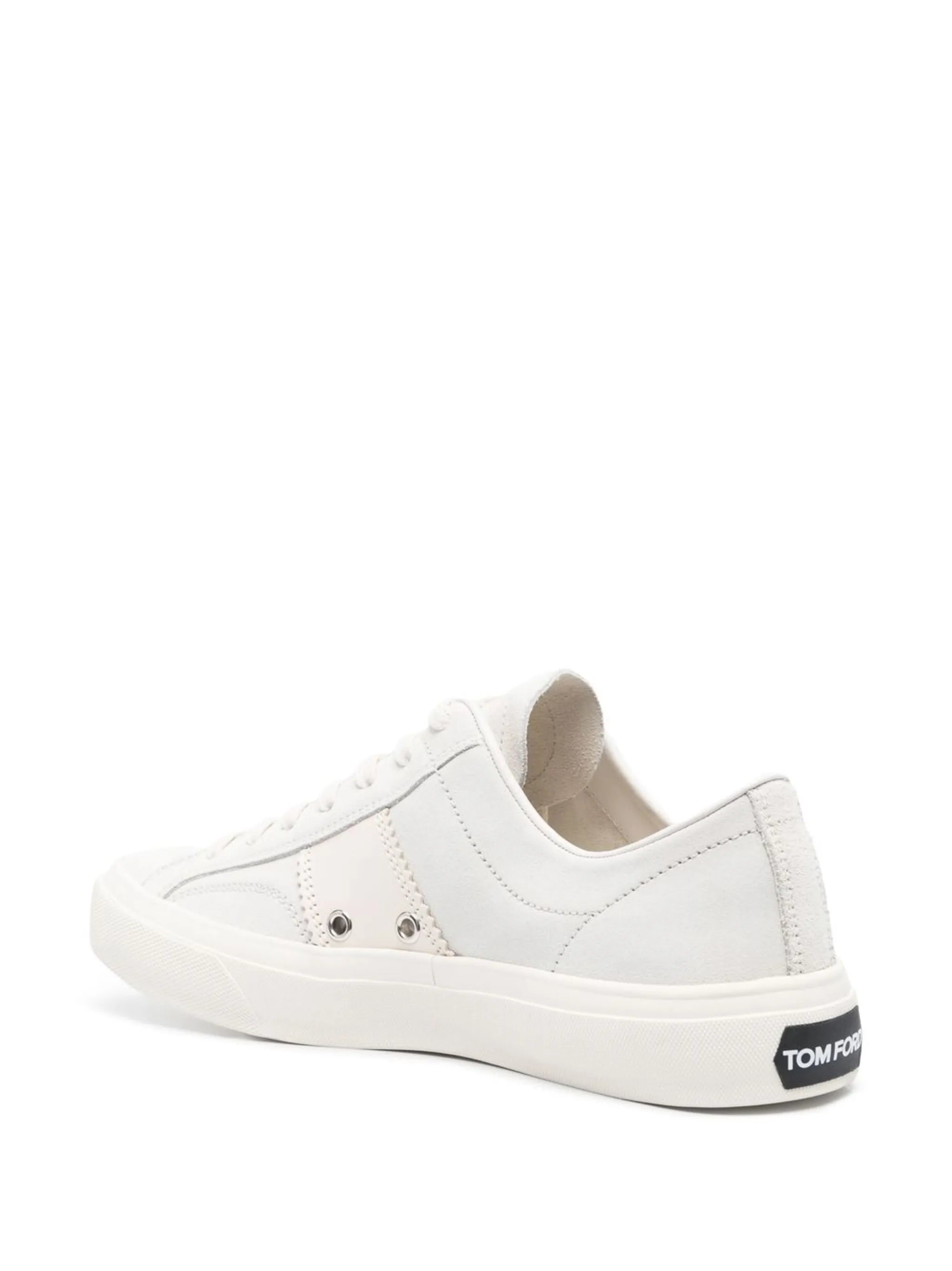 panelled low-top sneakers