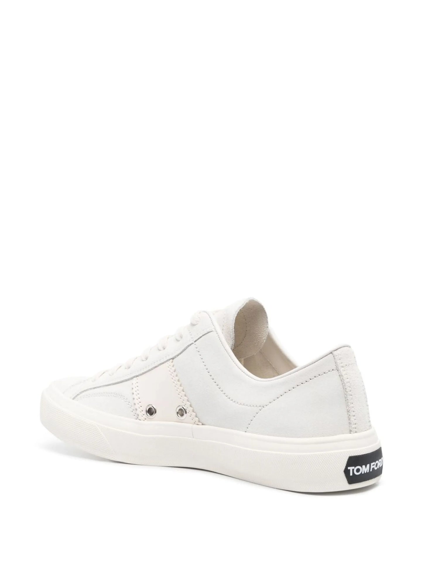panelled low-top sneakers