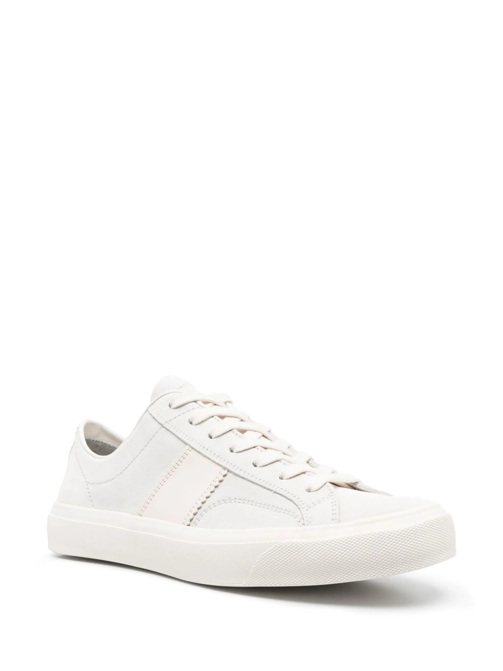 panelled low-top sneakers