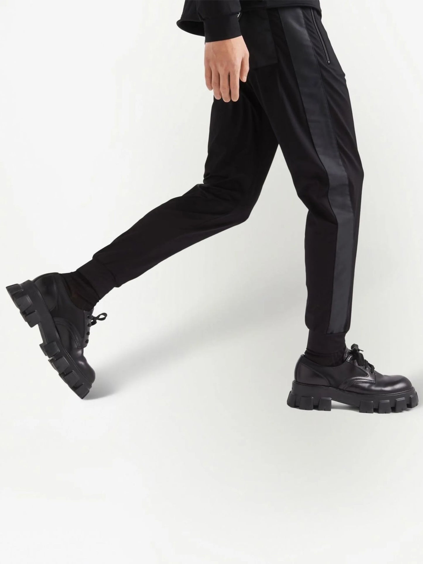 tapered-leg track pants