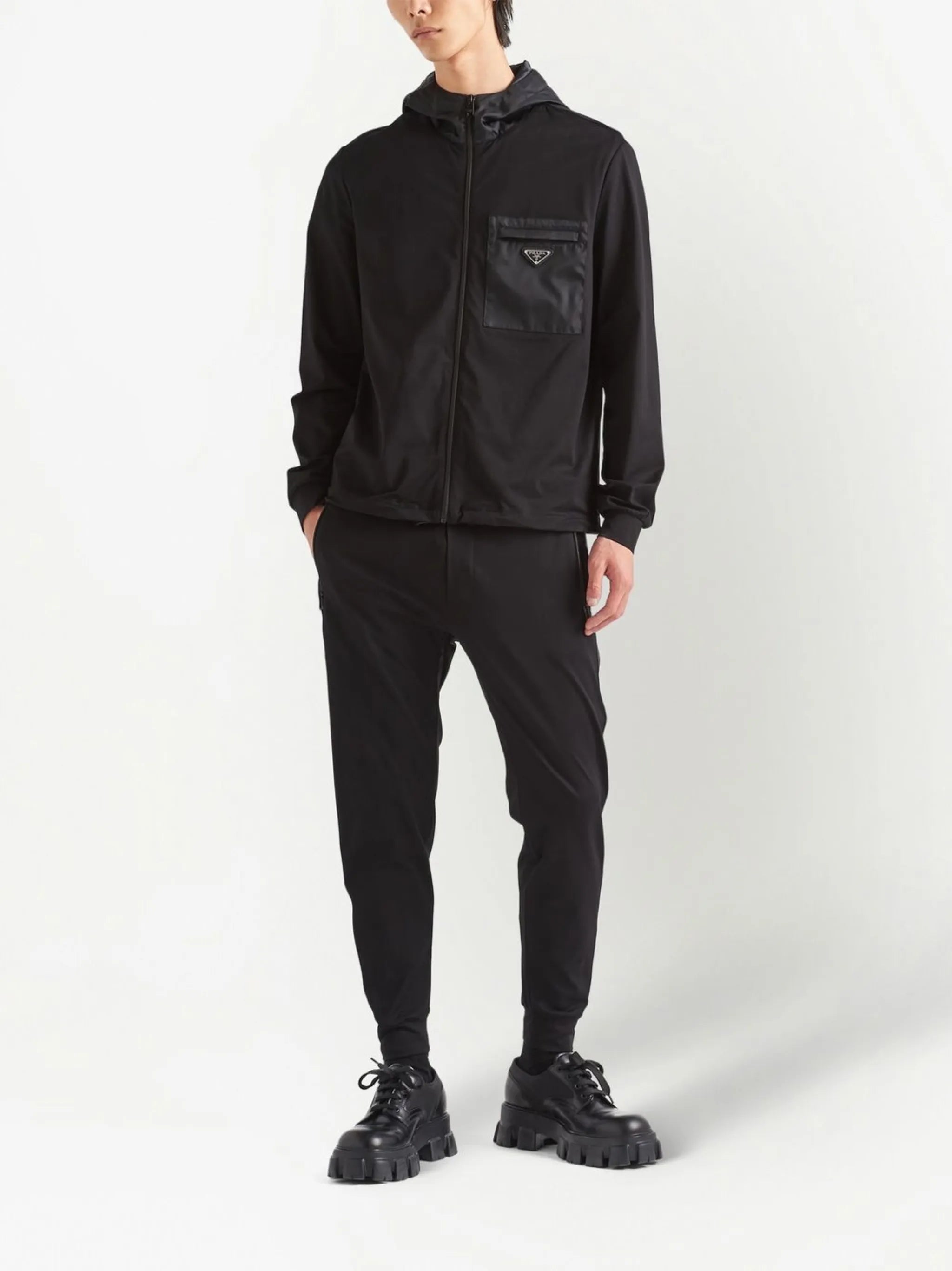 tapered-leg track pants