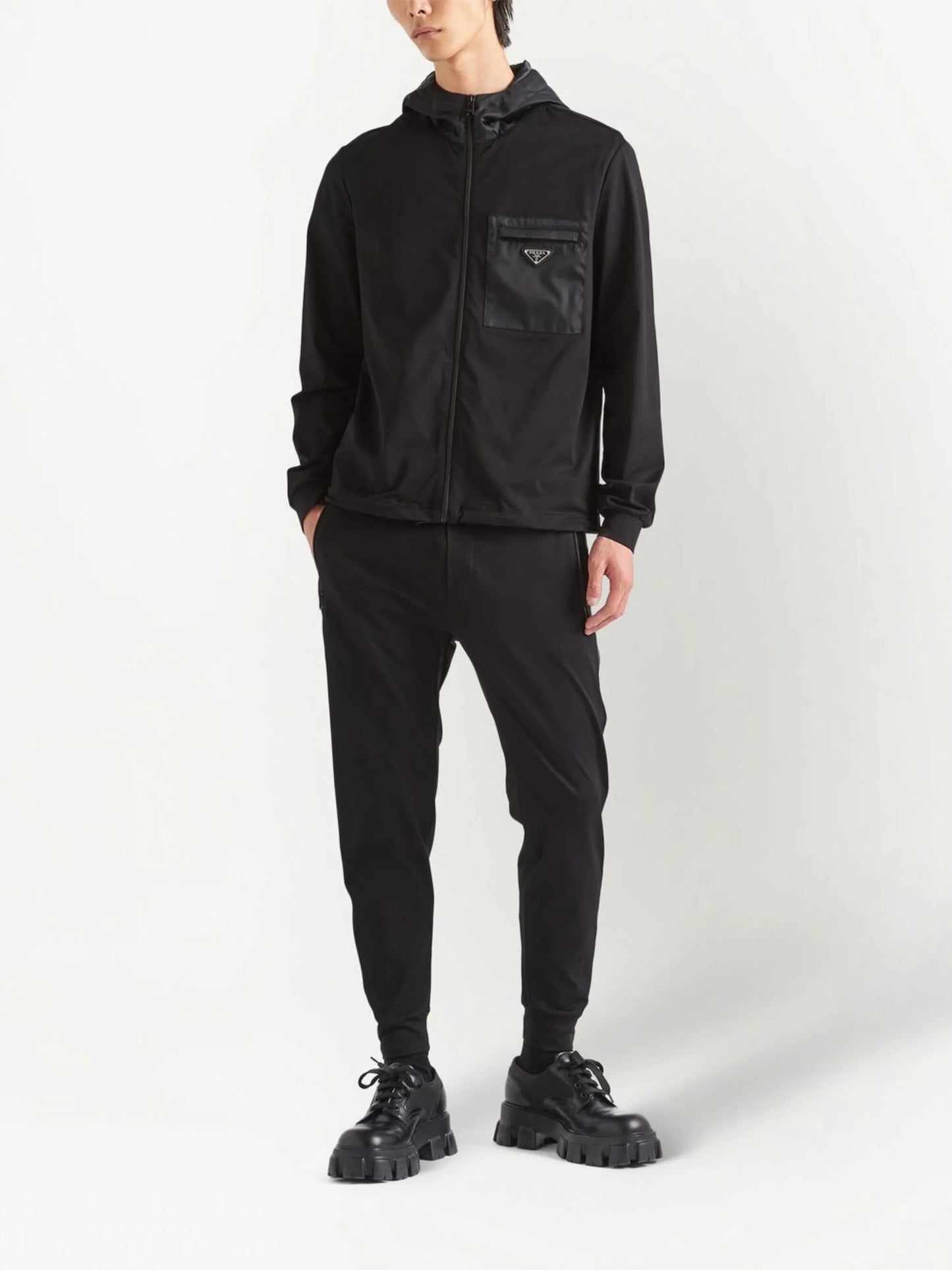 tapered-leg track pants