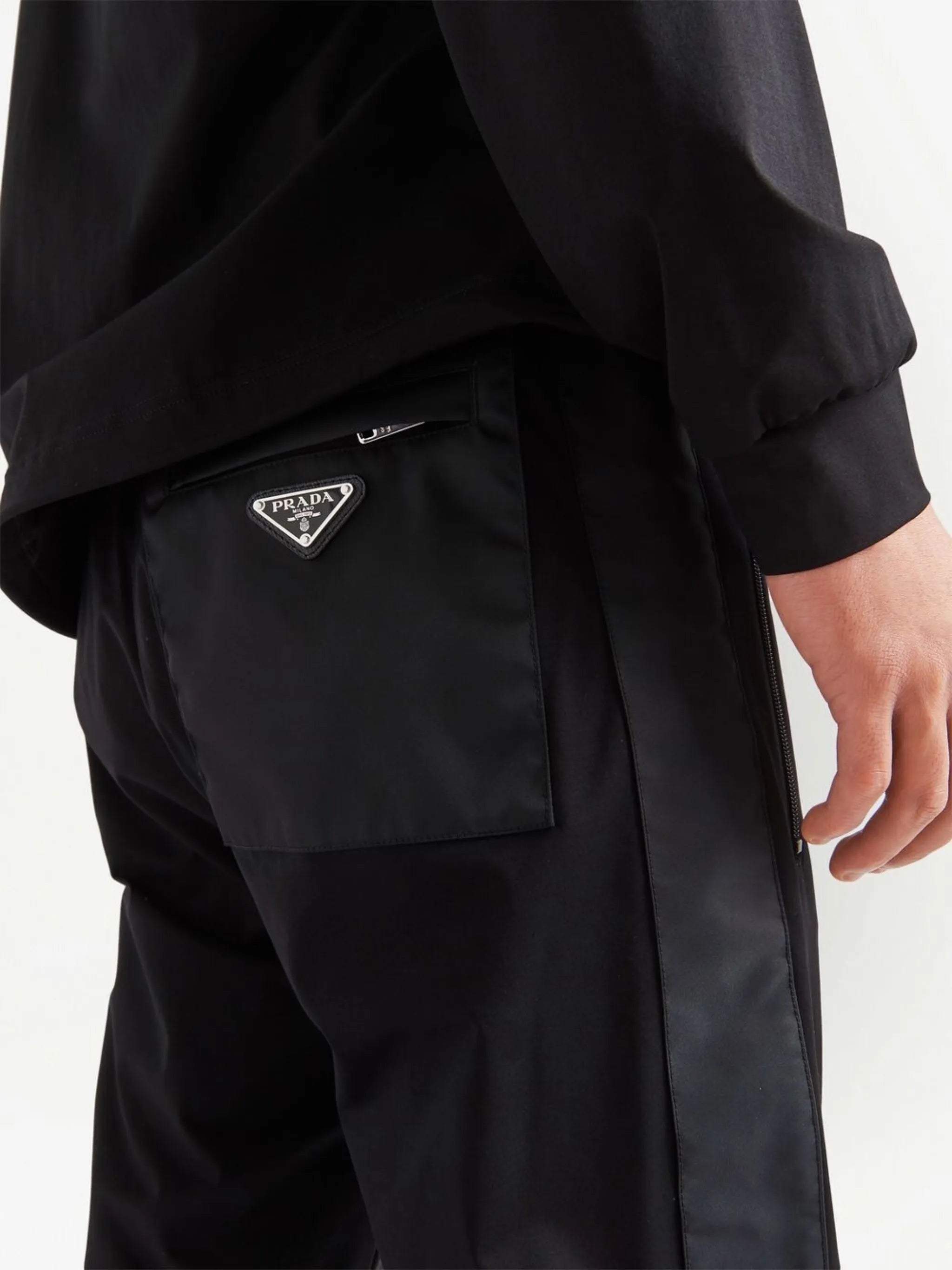 tapered-leg track pants