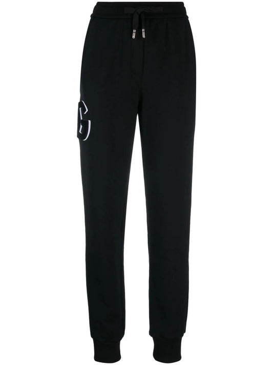 drawstring skinny track pants