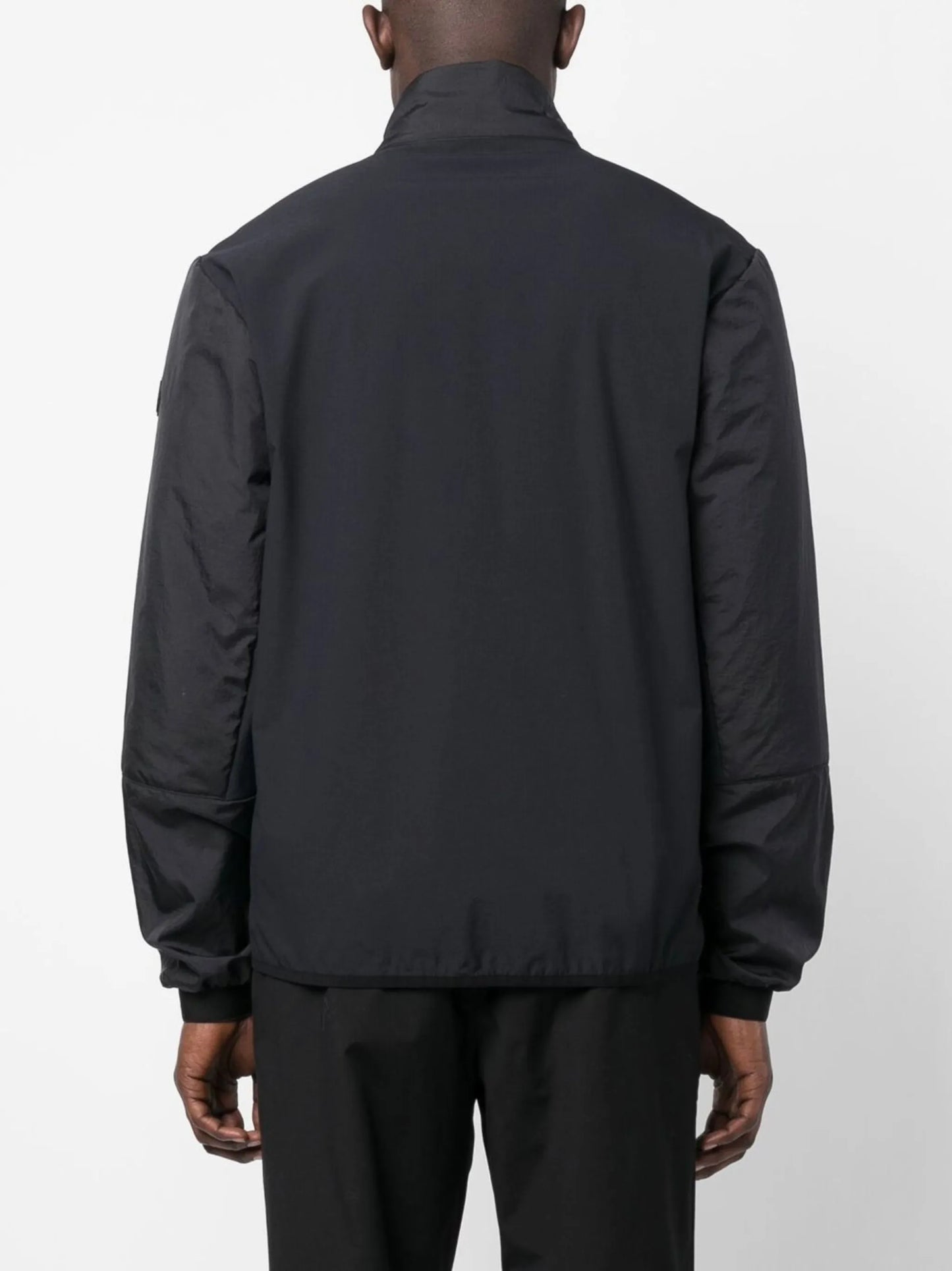 logo-print bomber jacket