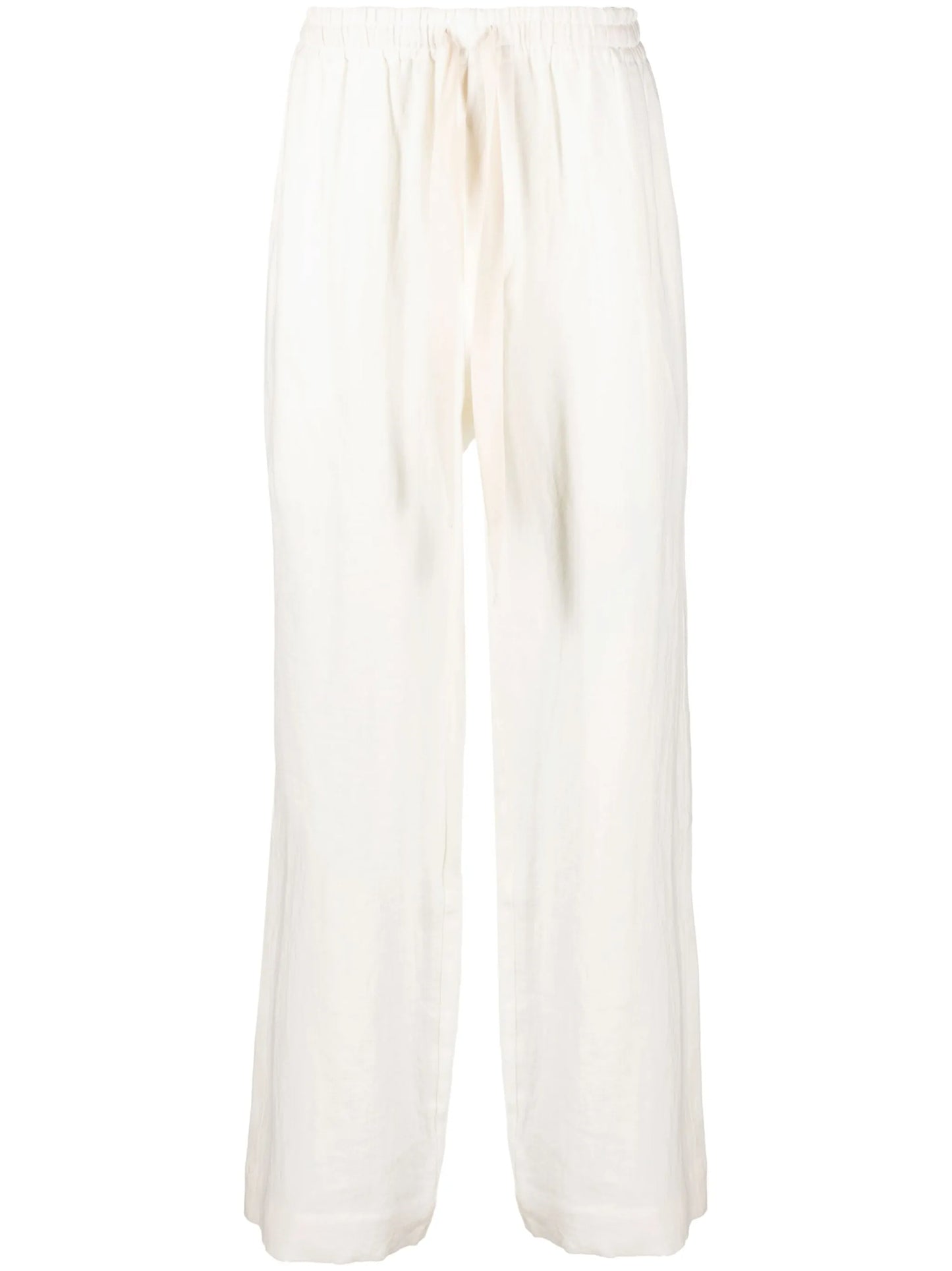mid-rise wid-leg trousers