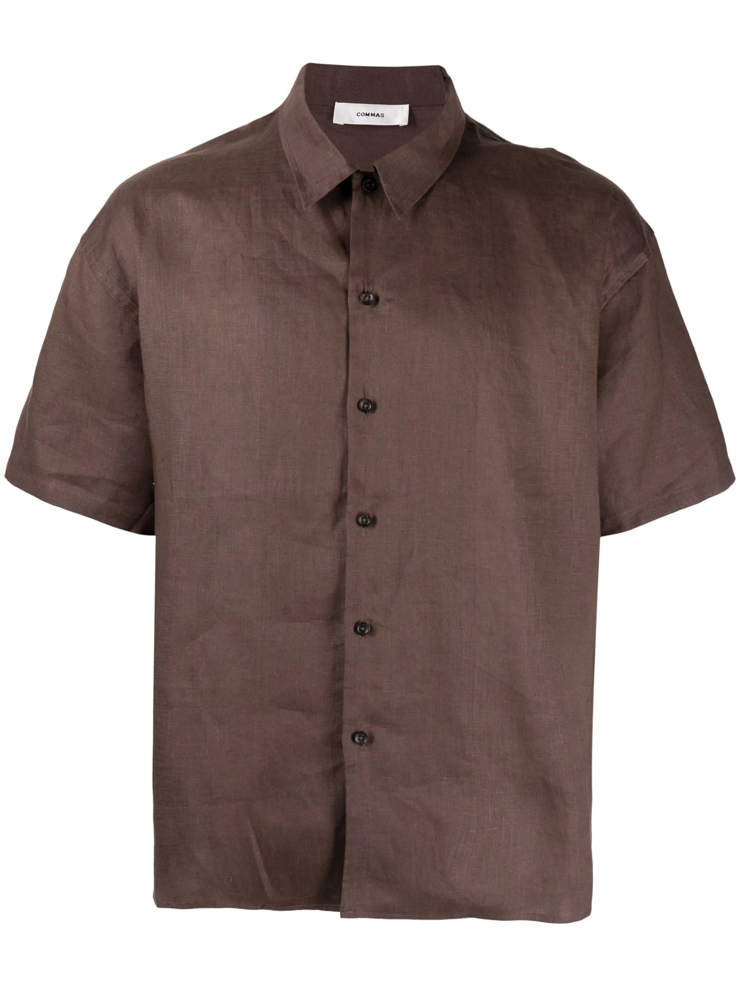 short-sleeve linen shirt