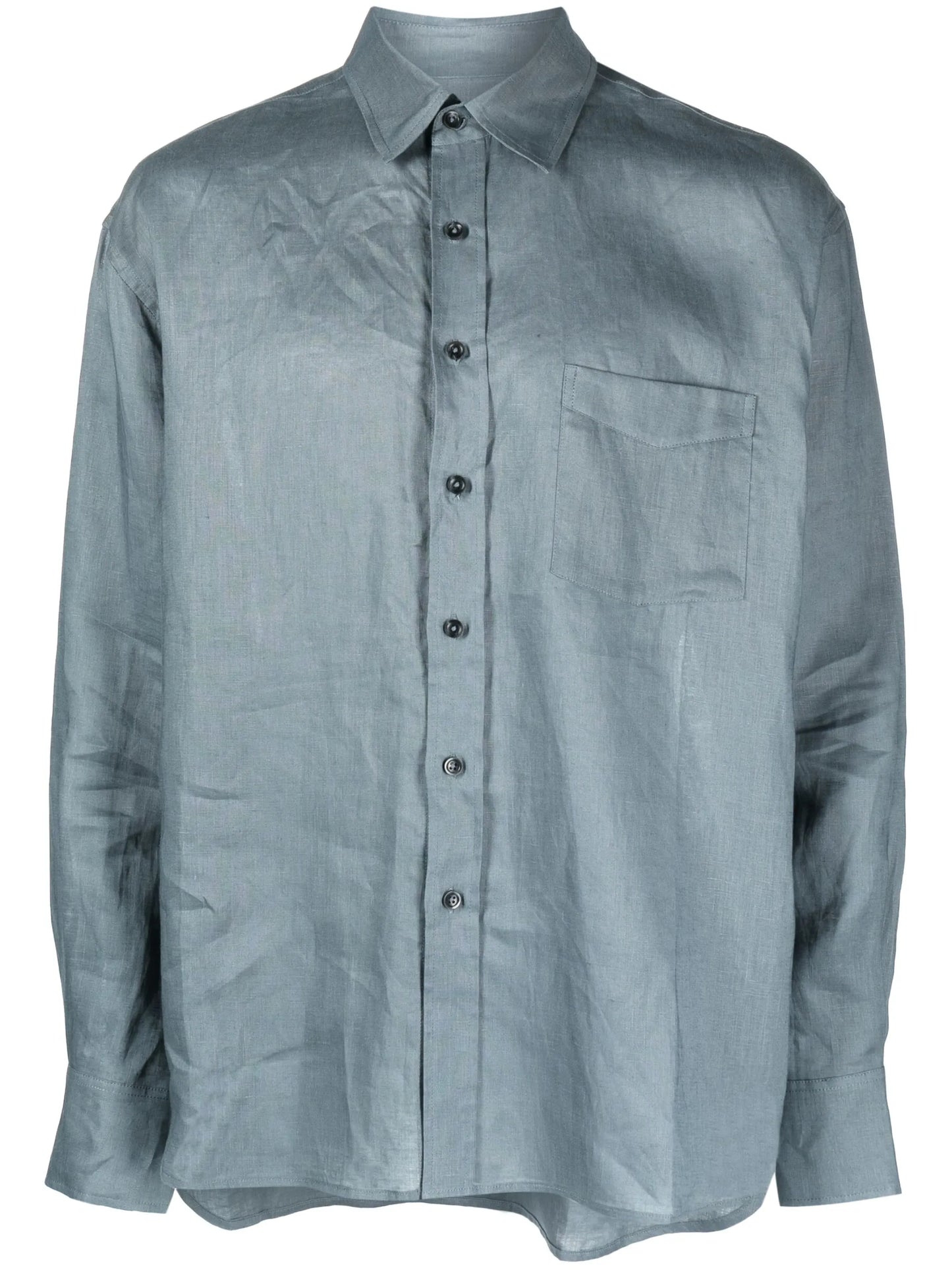 long-sleeve linen shirt