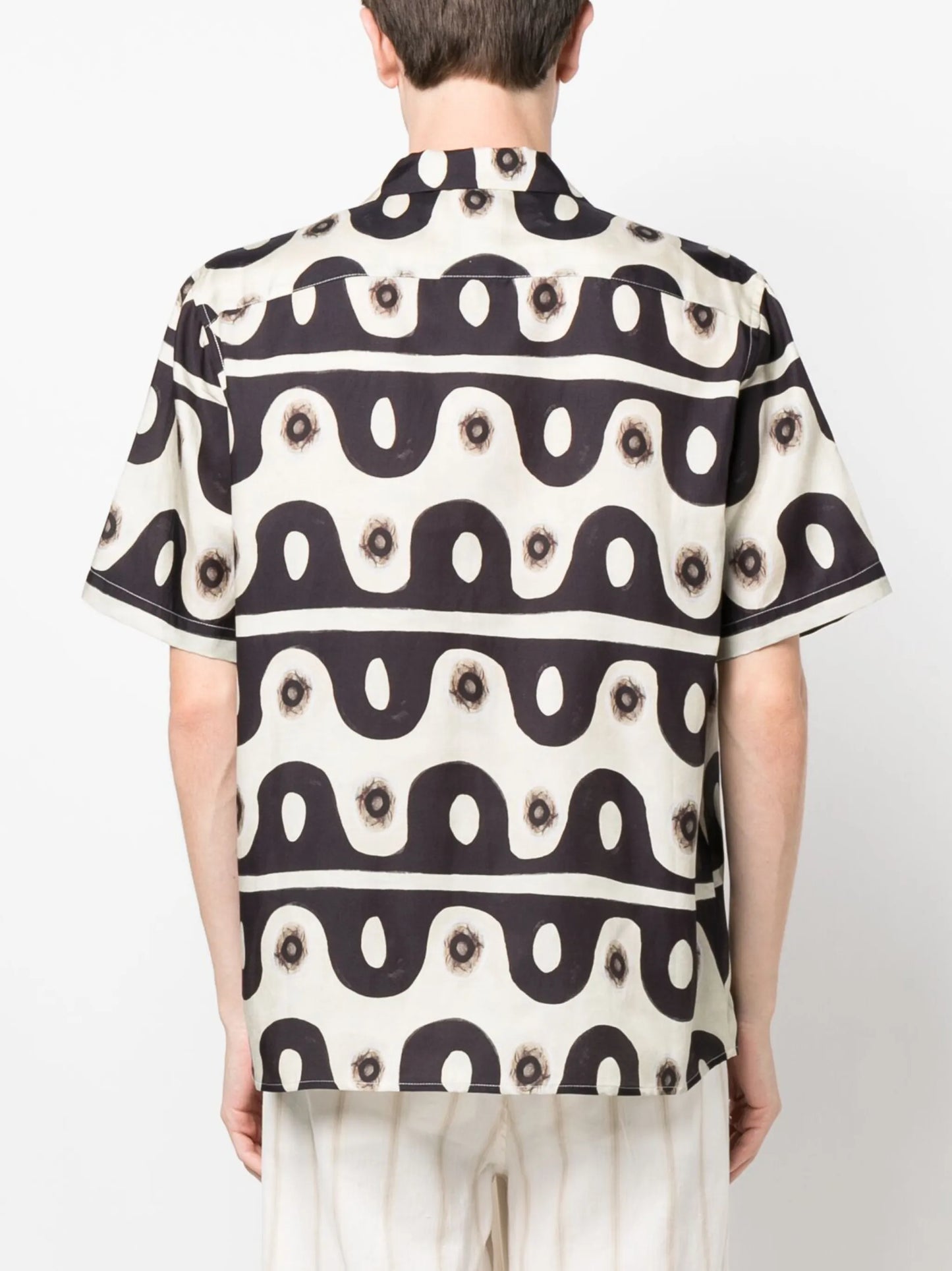 graphic-print short-sleeve shirt