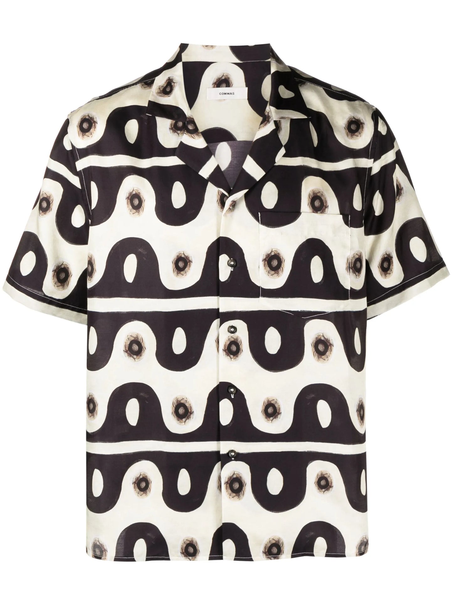graphic-print short-sleeve shirt