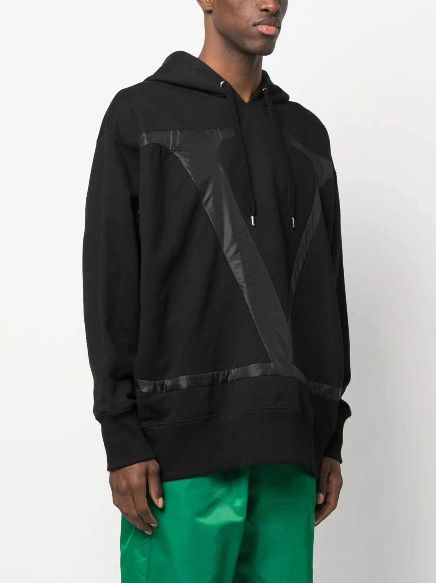 logo-detail drawstring hoodie