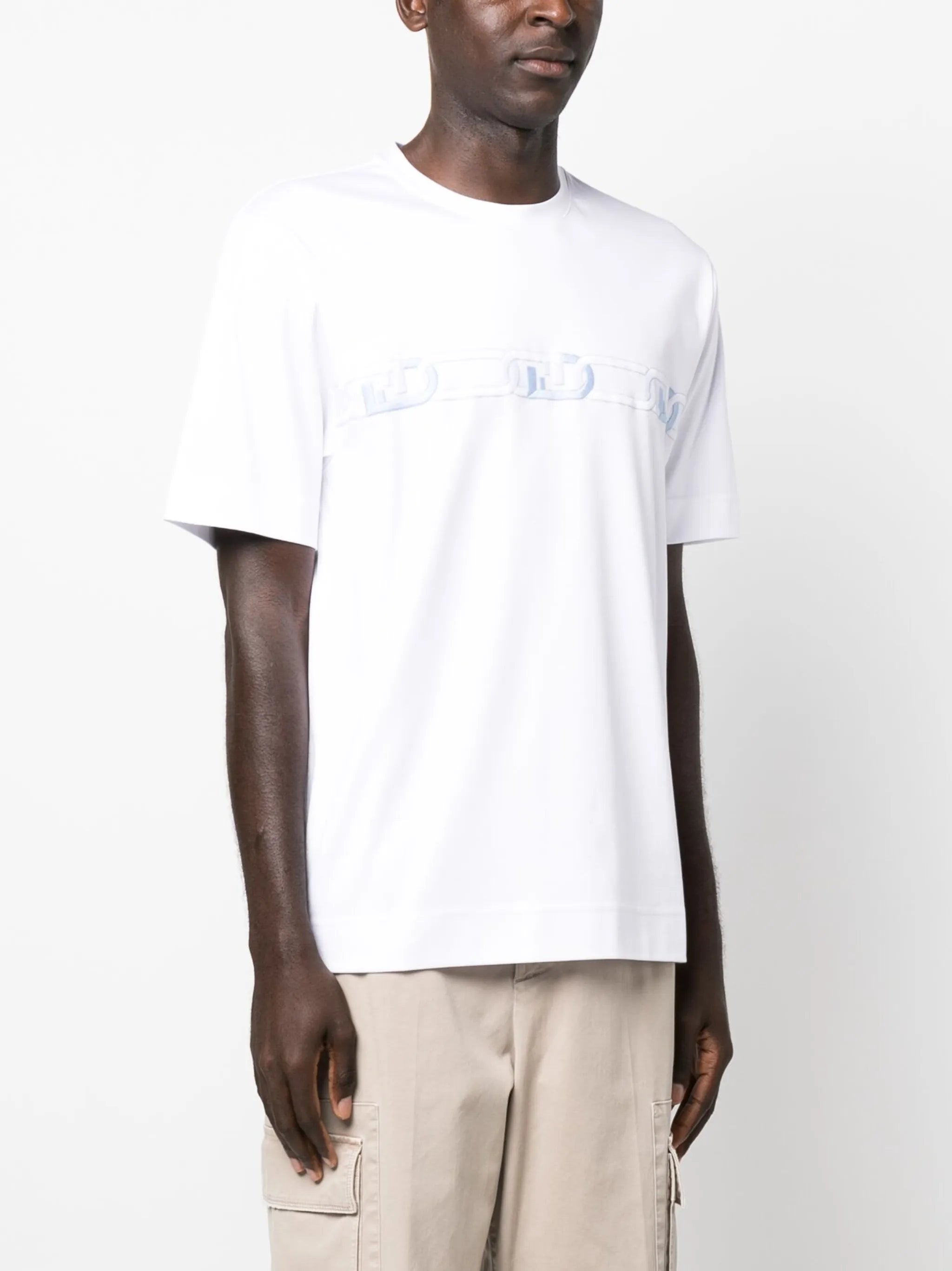 logo-print cotton T-shirt