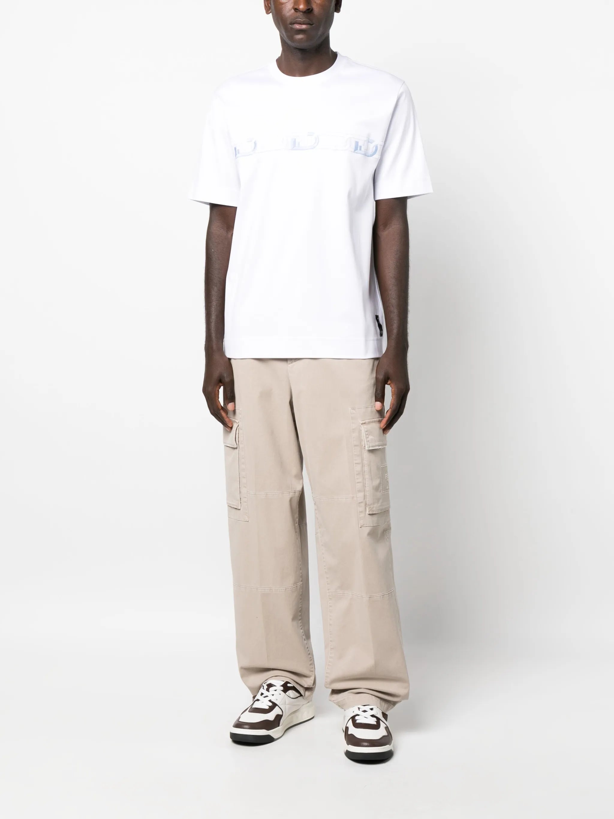 logo-print cotton T-shirt