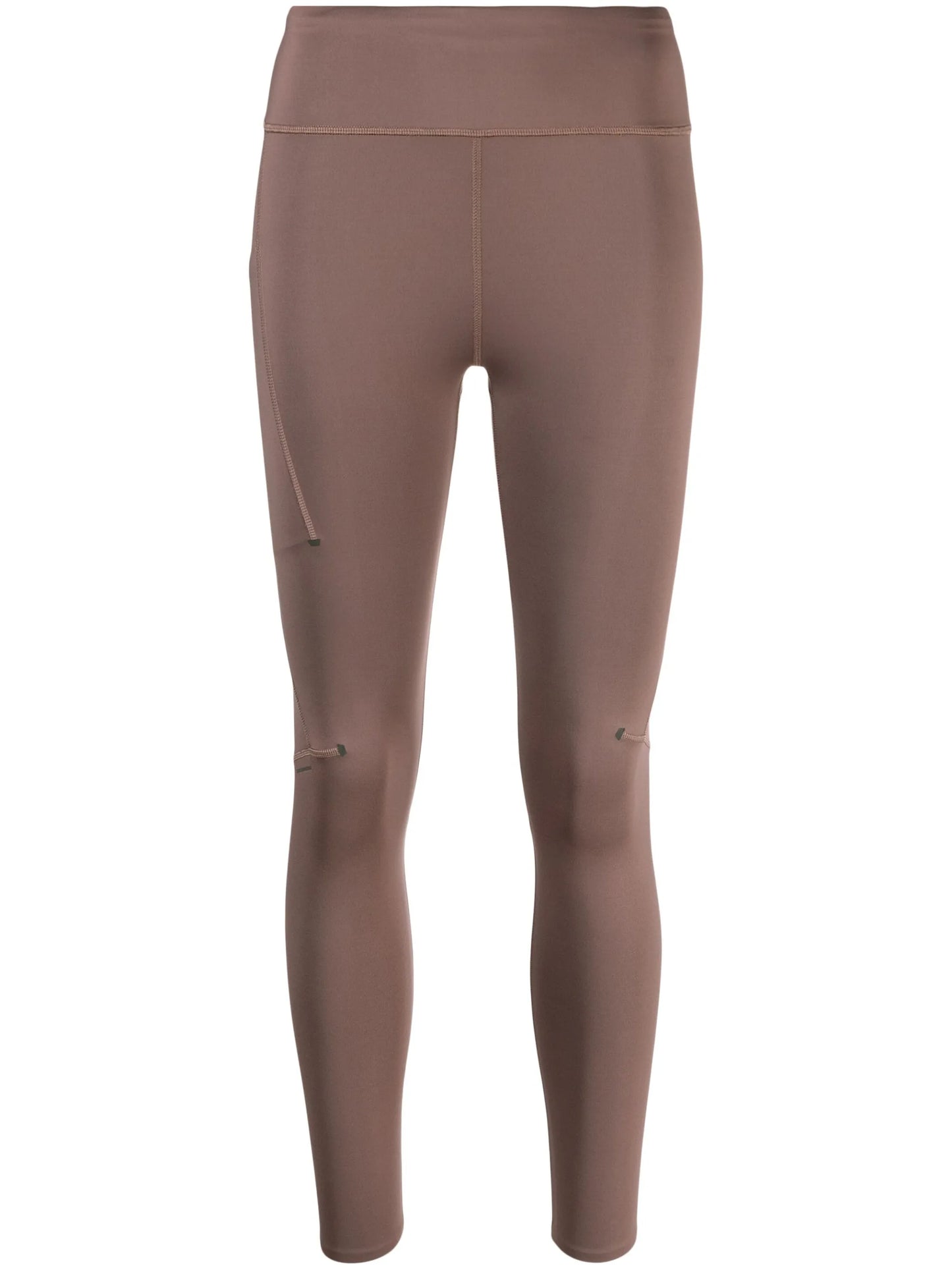 flocked logo high-waisted leggings