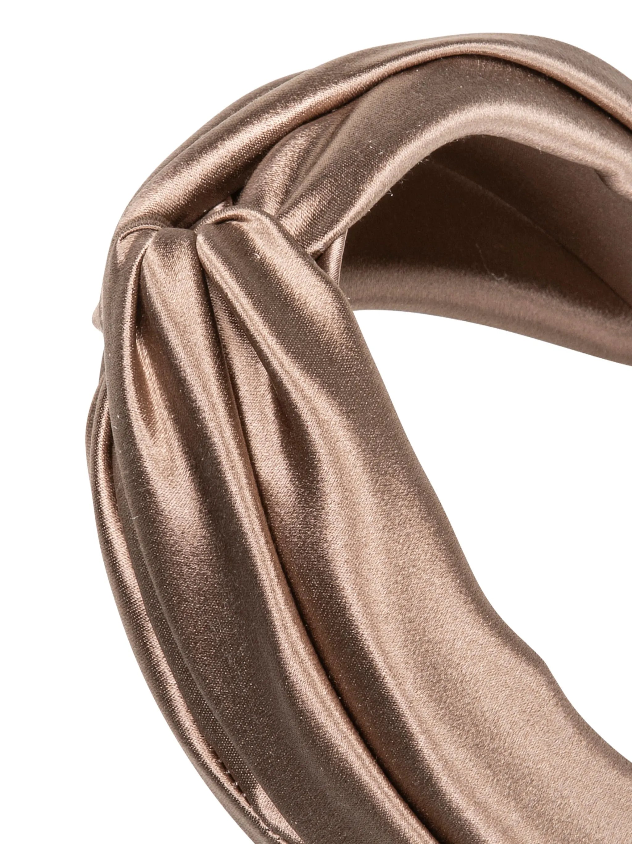 Twist silk satin headband