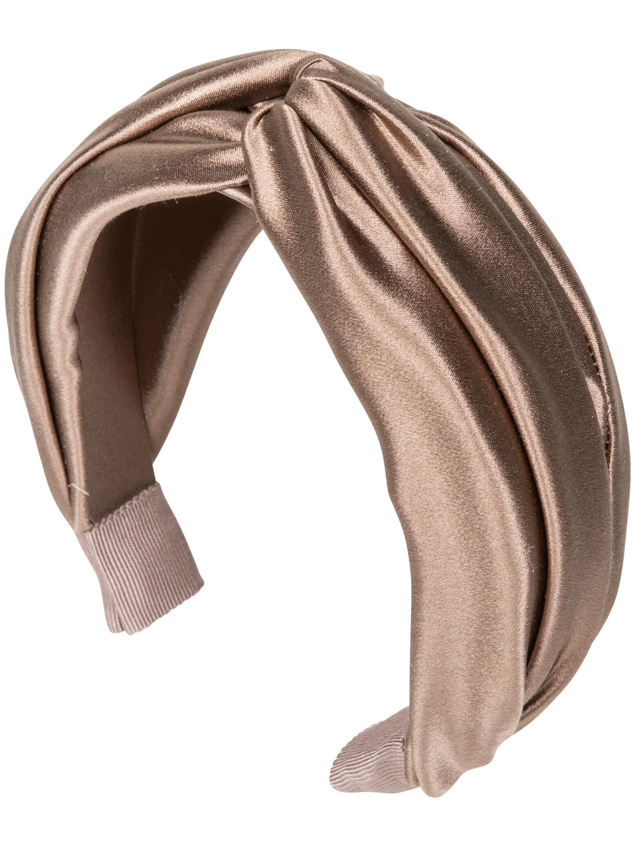 Twist silk satin headband