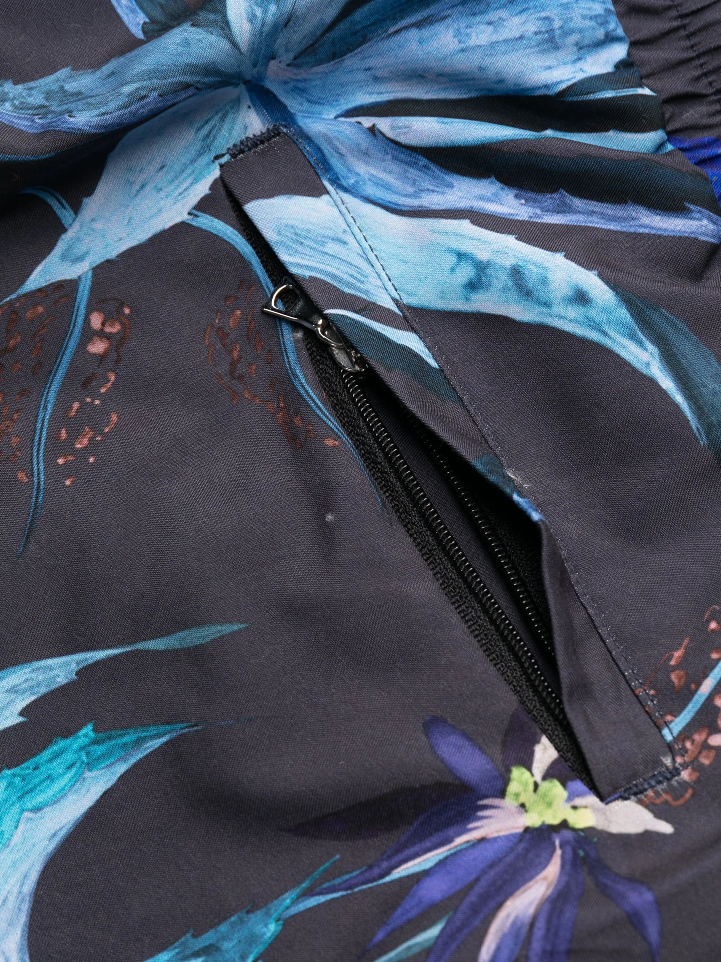 floral-print swim shorts