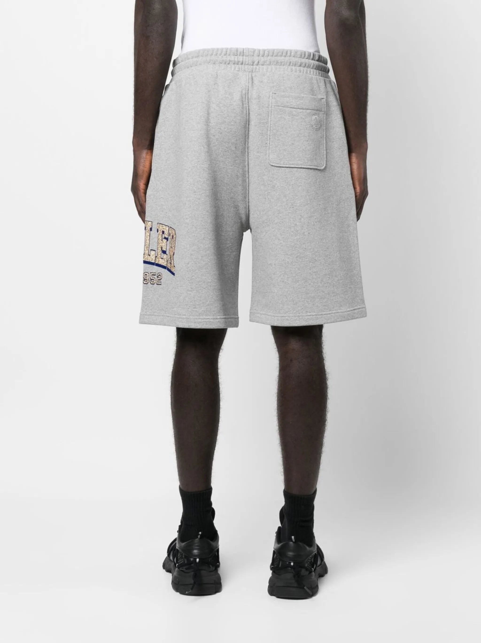 logo-print shorts