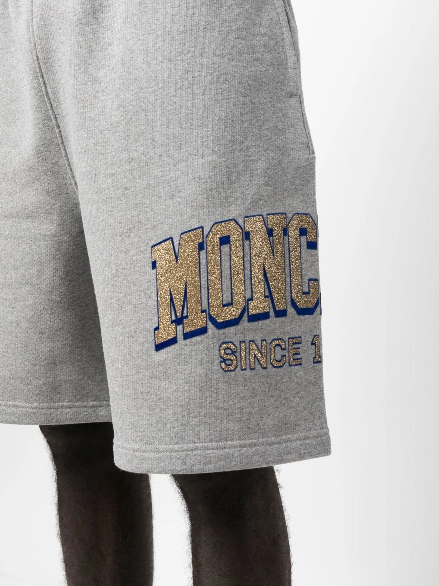logo-print shorts