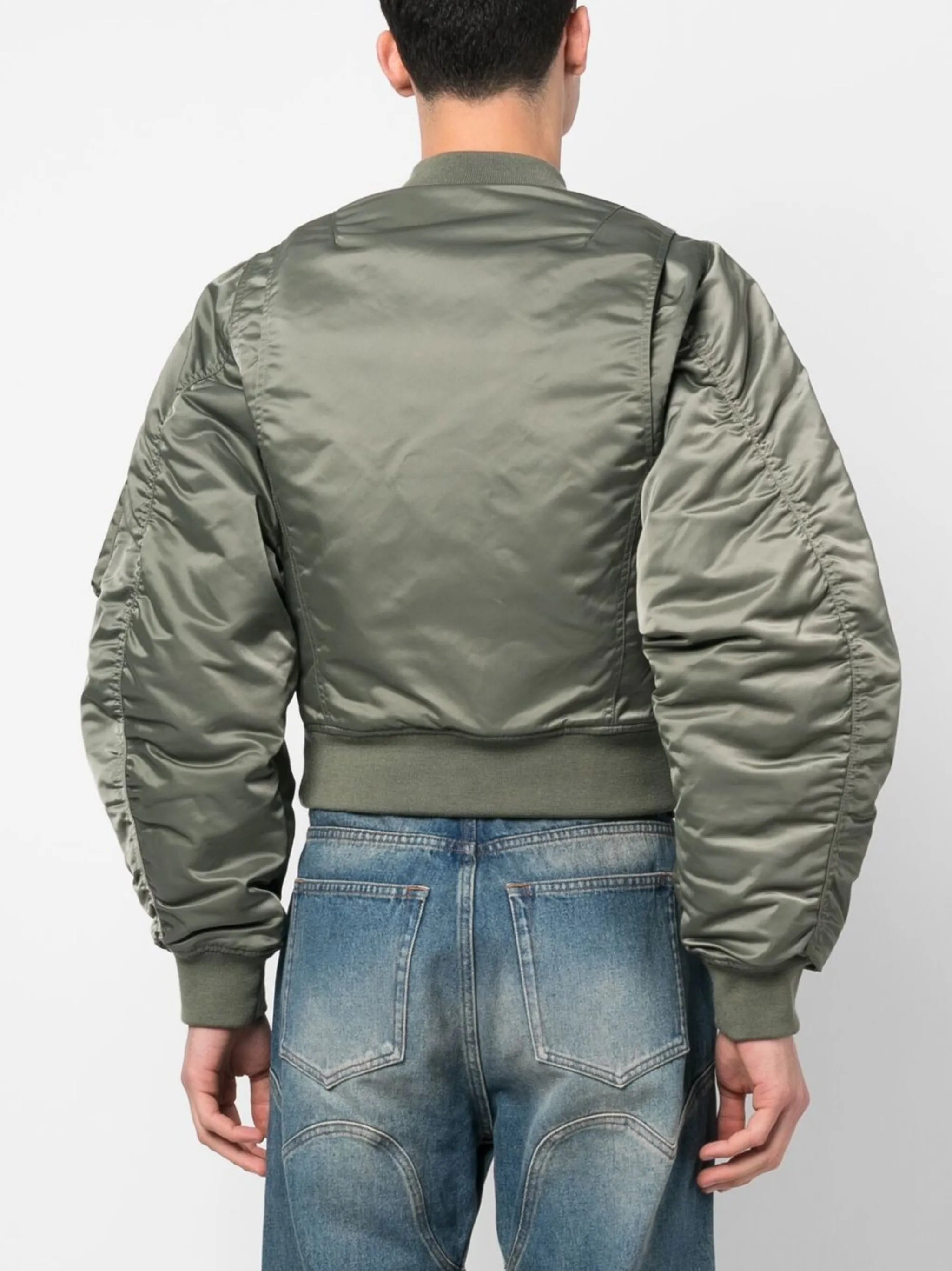 cropped bomber jacket