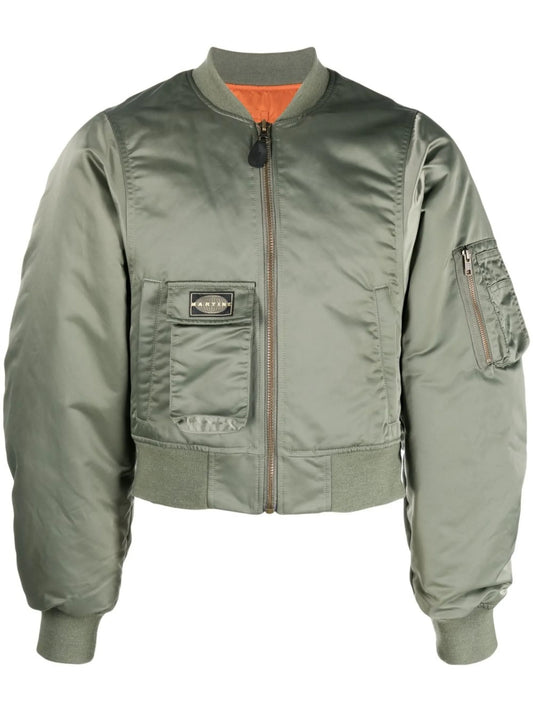 cropped bomber jacket
