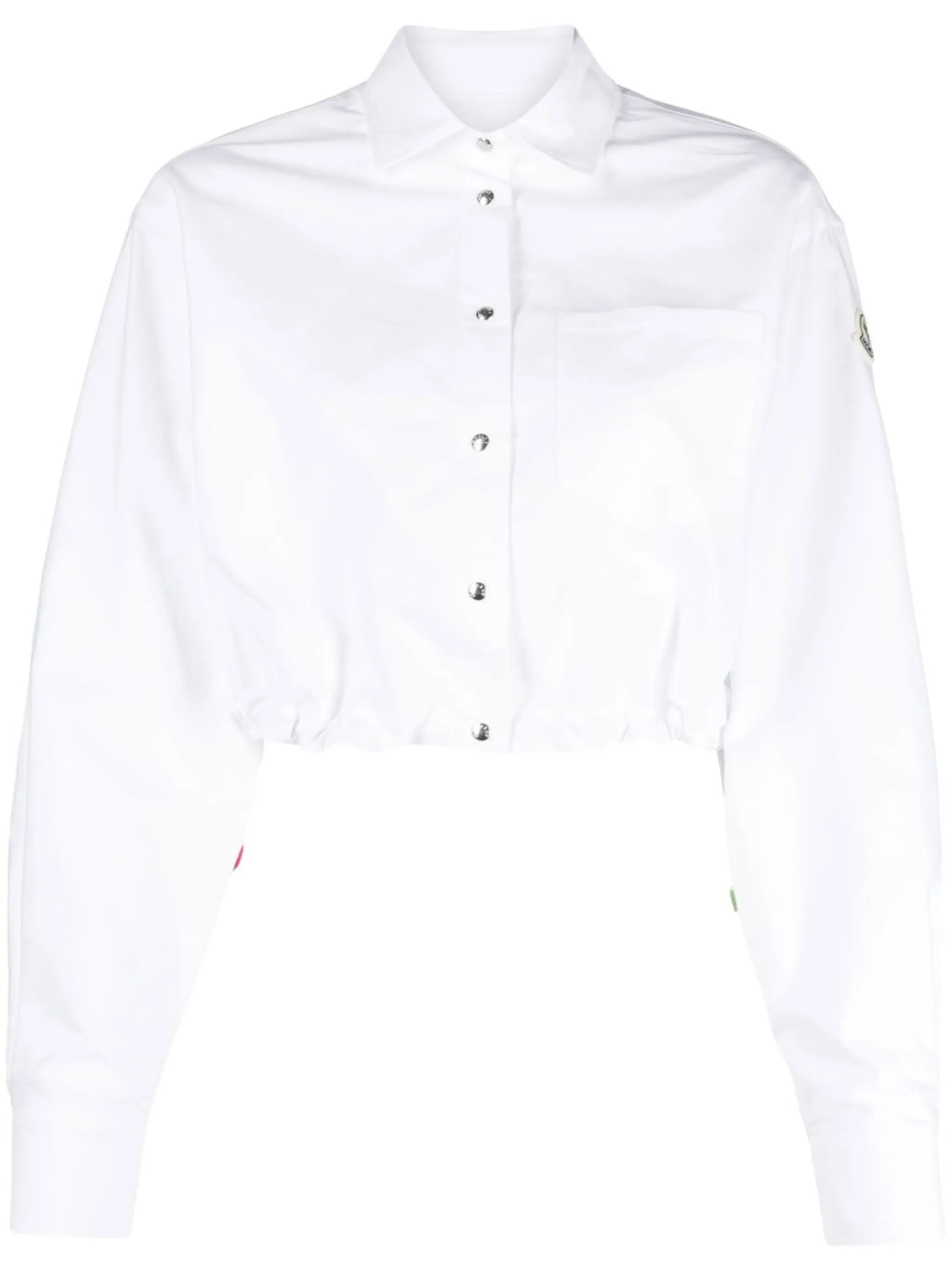 cropped buttoned shirt
