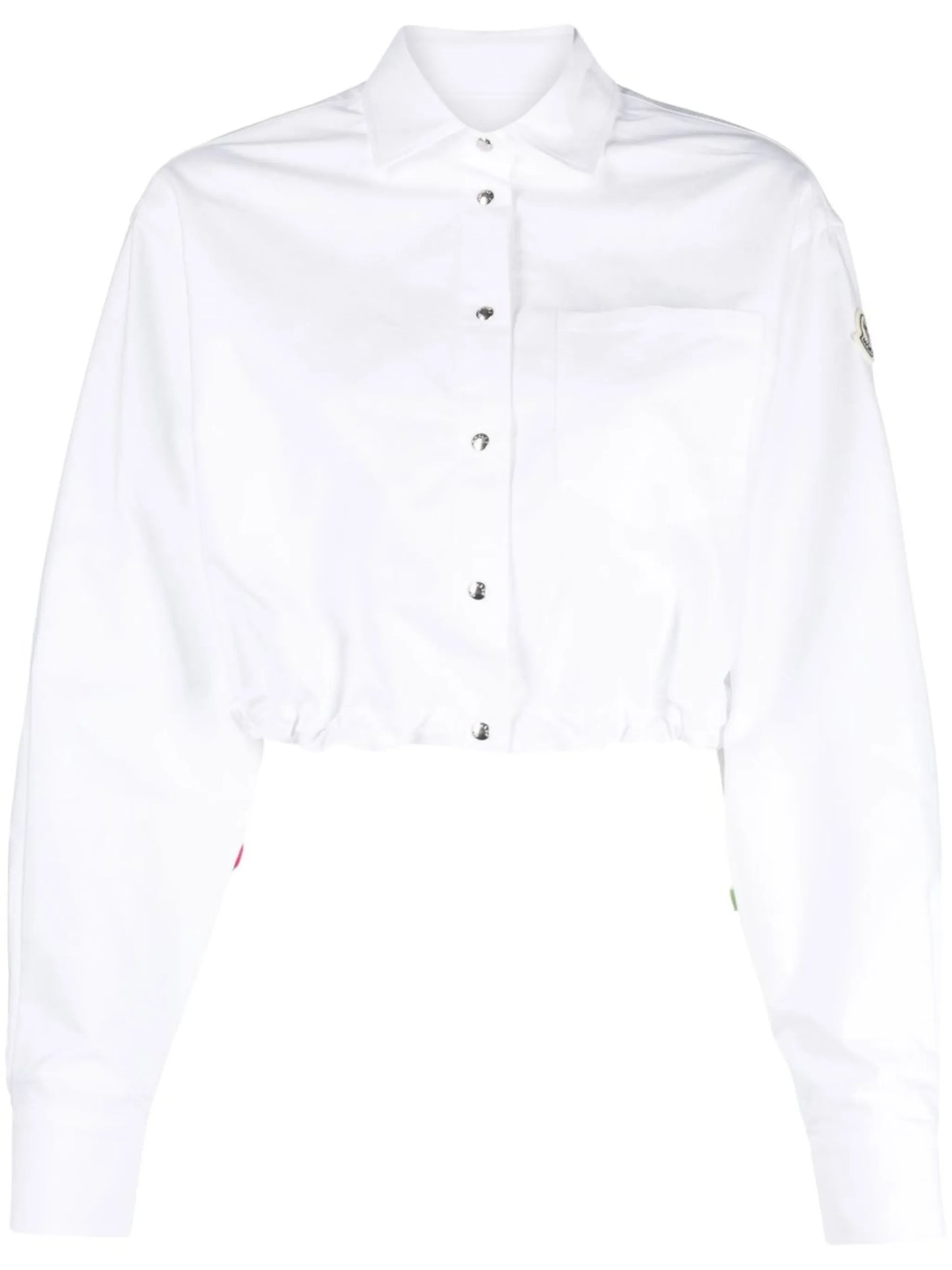 cropped buttoned shirt