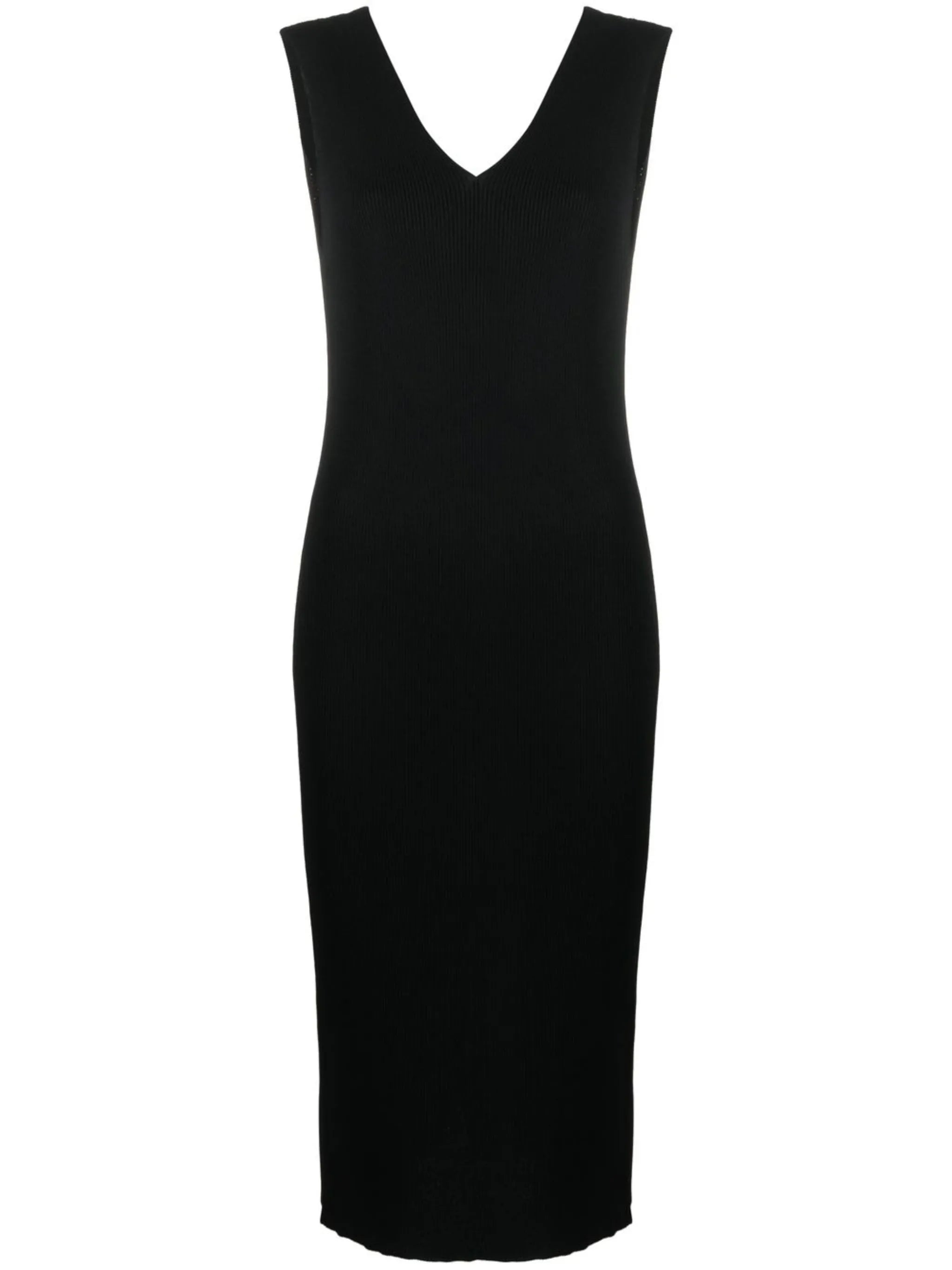 knitted midi dress