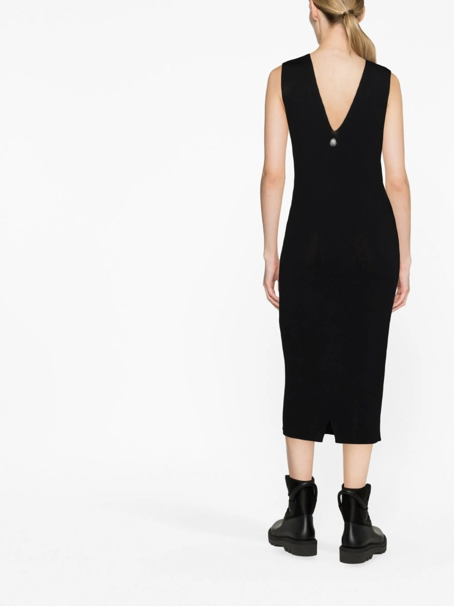 knitted midi dress
