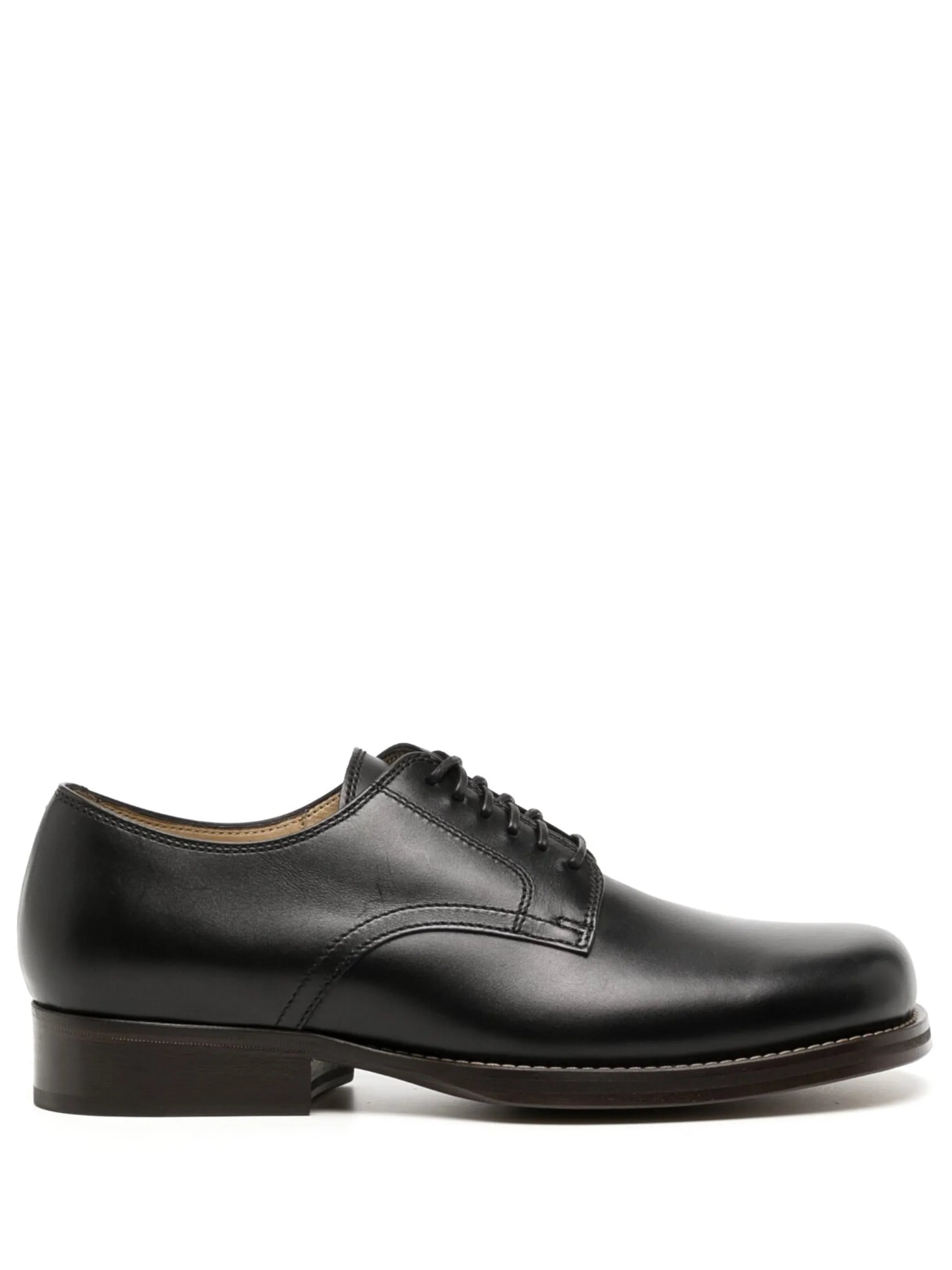 square-toe derby shoes