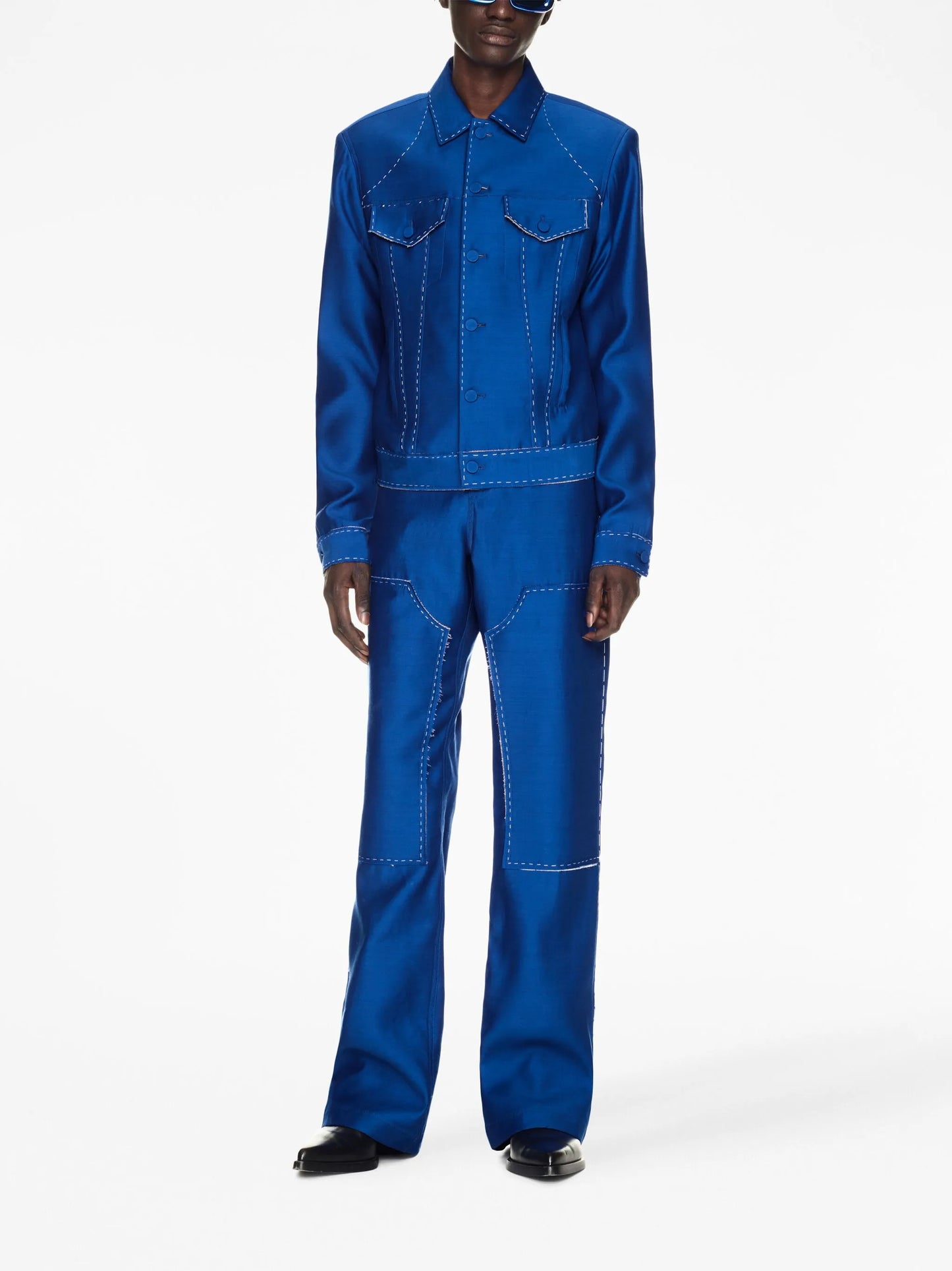 Alien Face tailored jacket