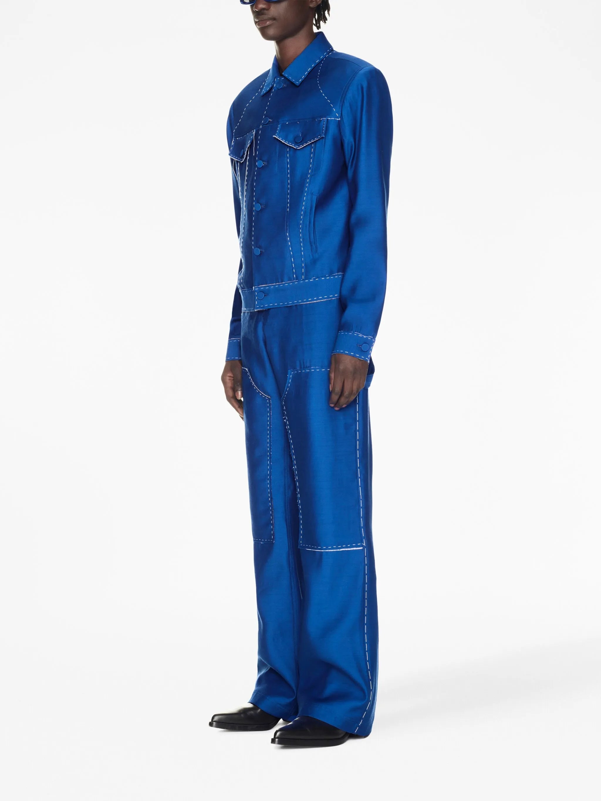 Alien Face tailored jacket