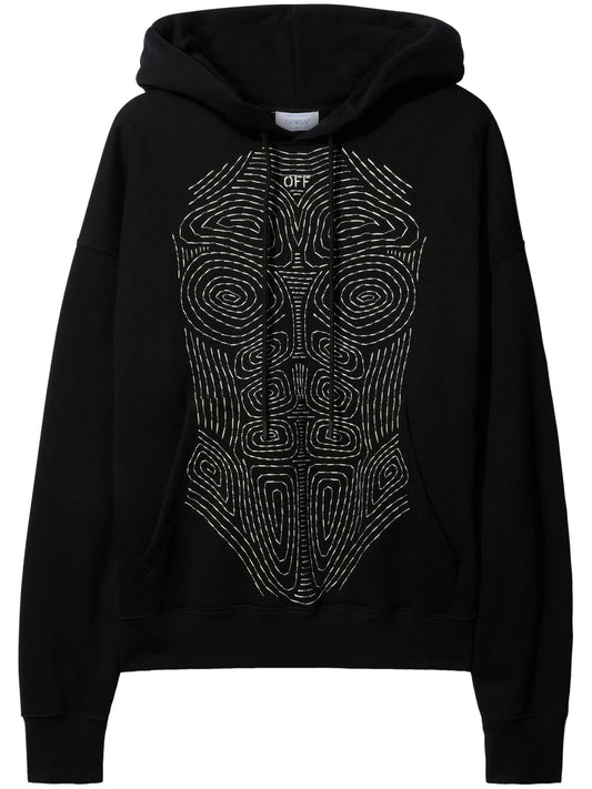 Body Stitch cotton hoodie