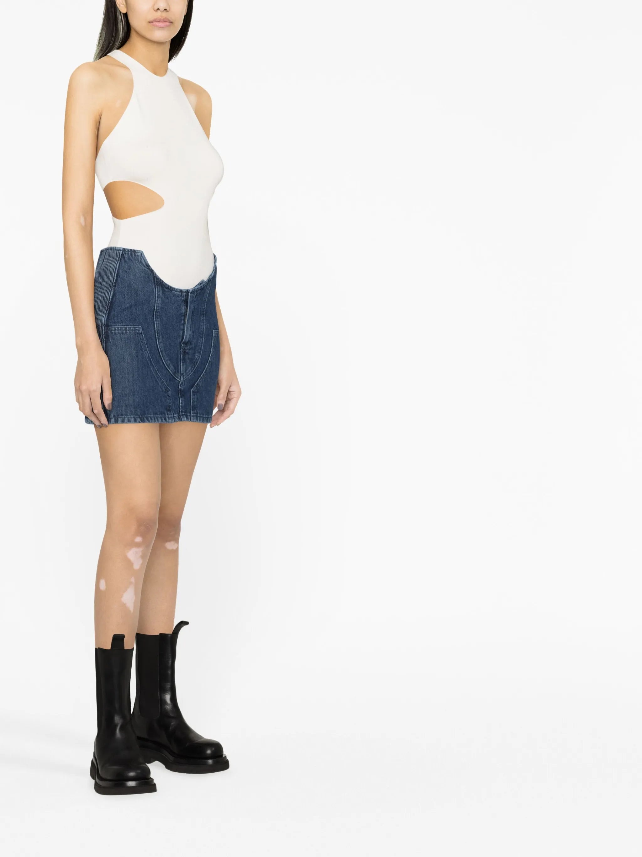 motorcycle hole miniskirt