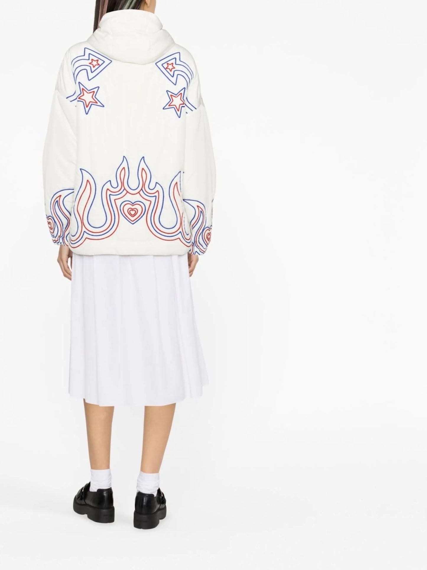 embroidered puffer jacket