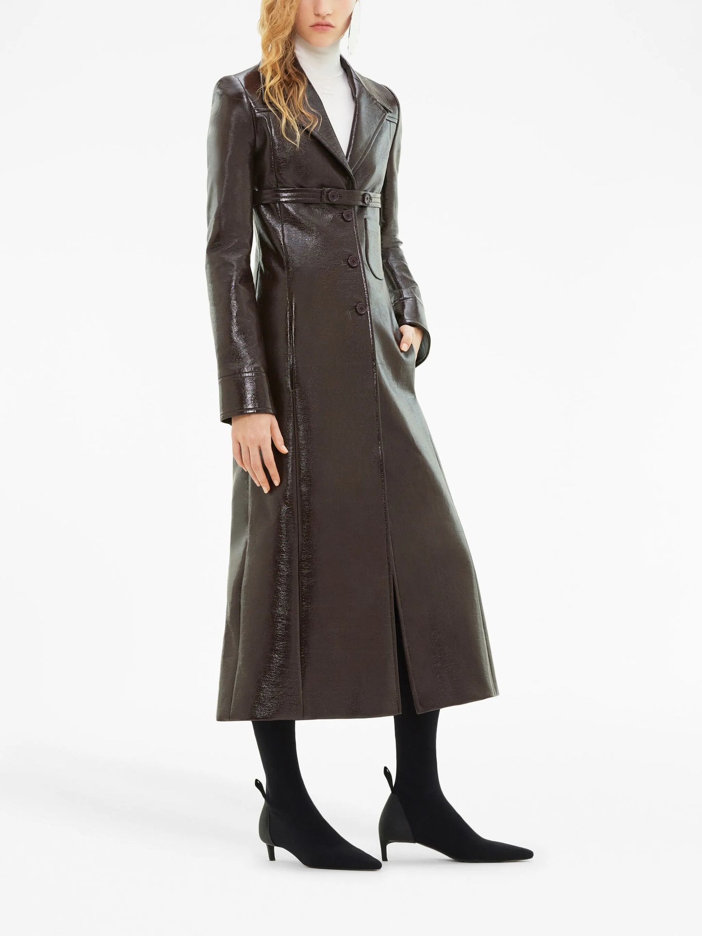 Heritage belted tailored coat