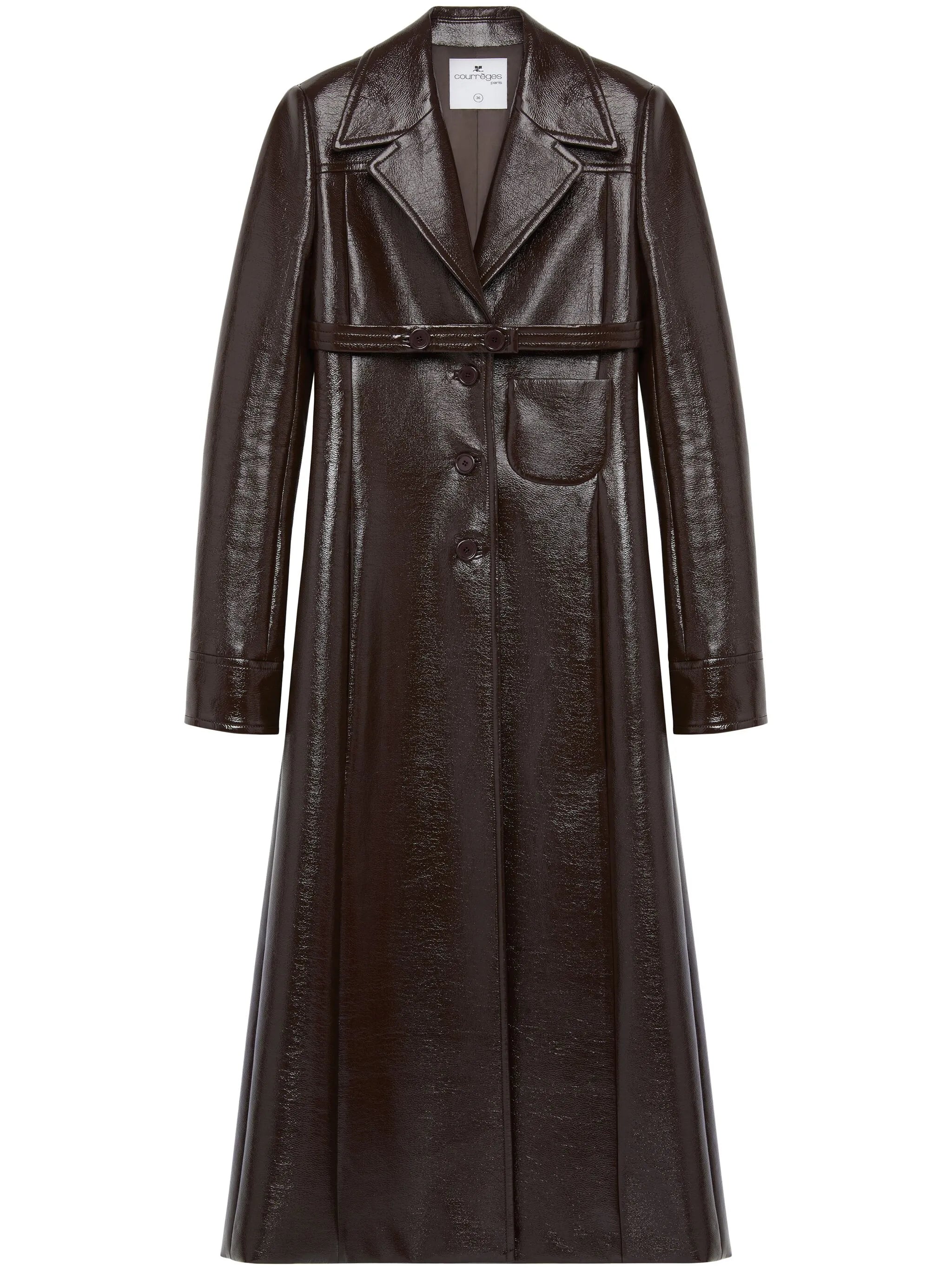 Heritage belted tailored coat