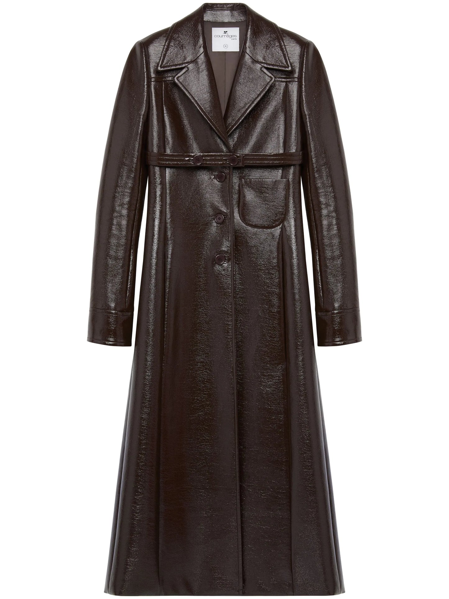 Heritage belted tailored coat