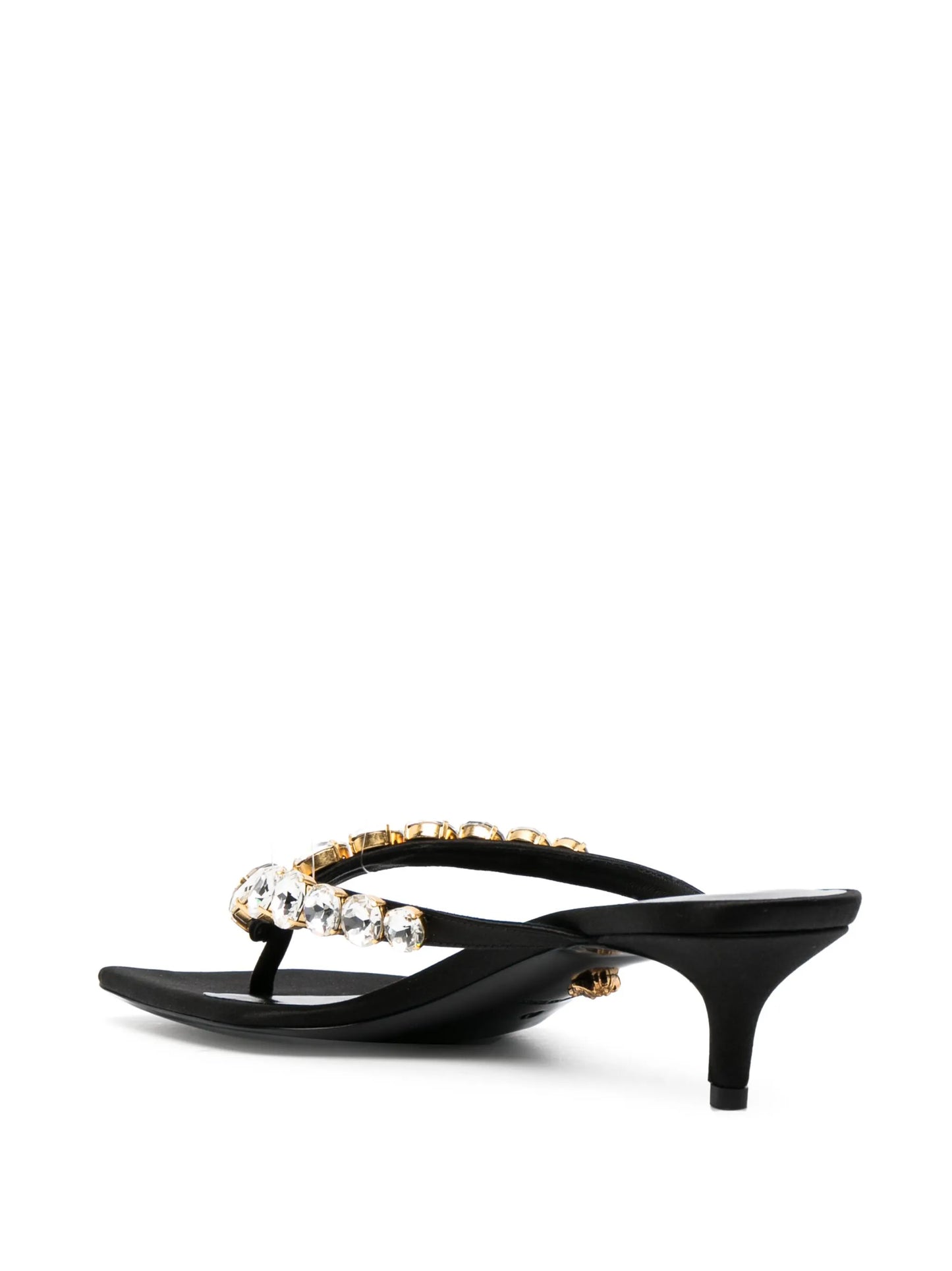 55mm crystal-embellished thong sandals