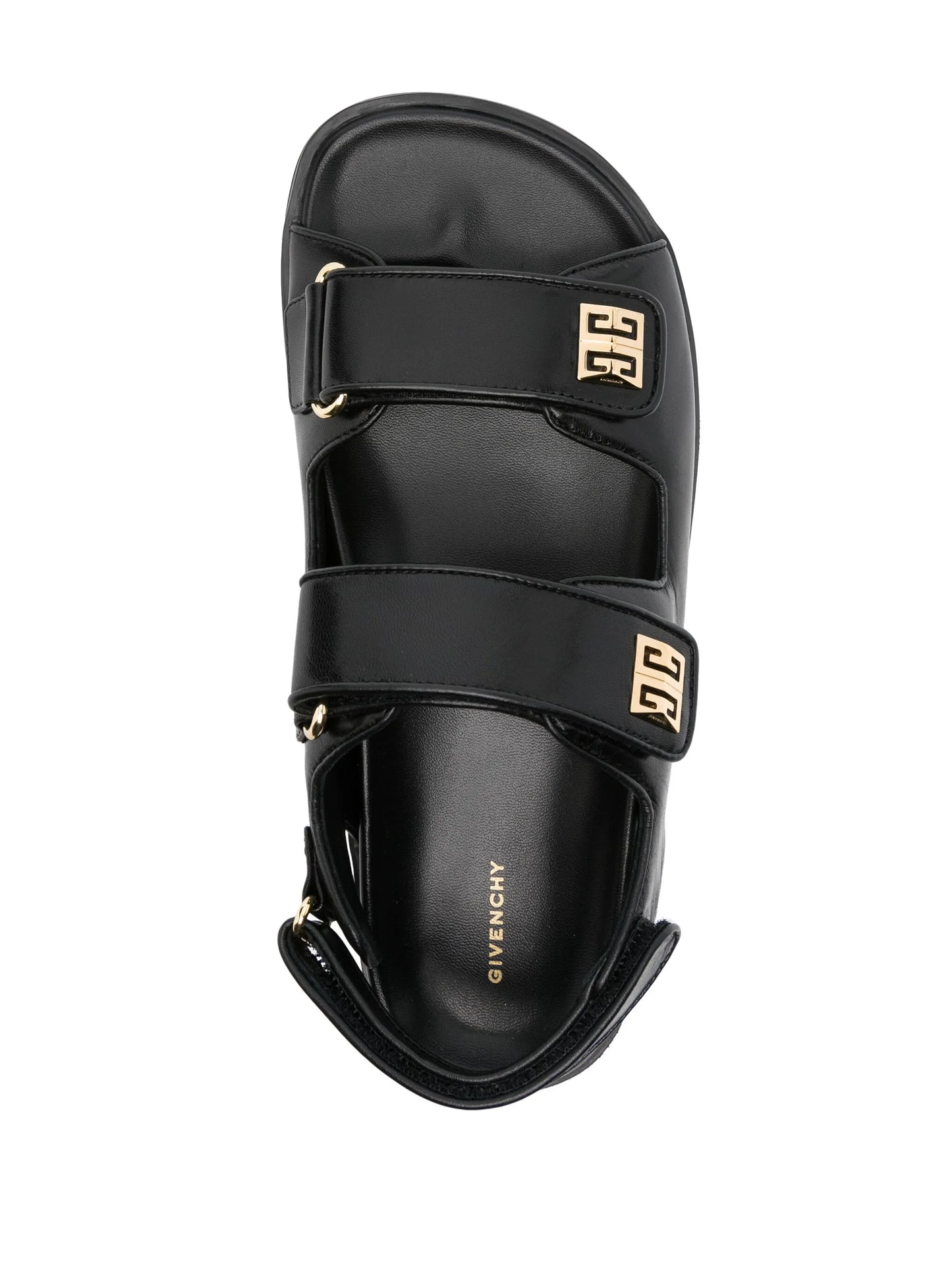4G-motif sandals