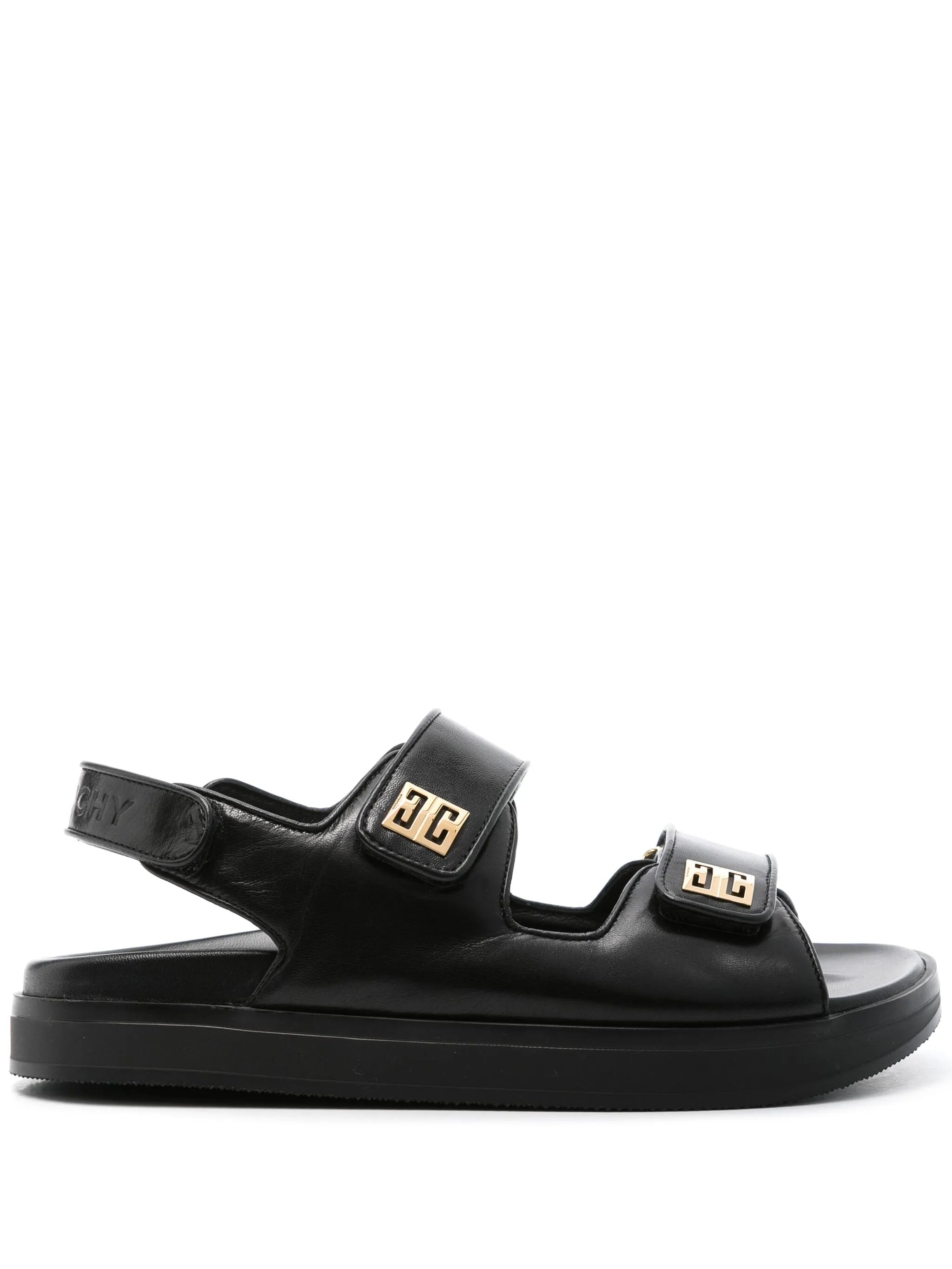 4G-motif sandals
