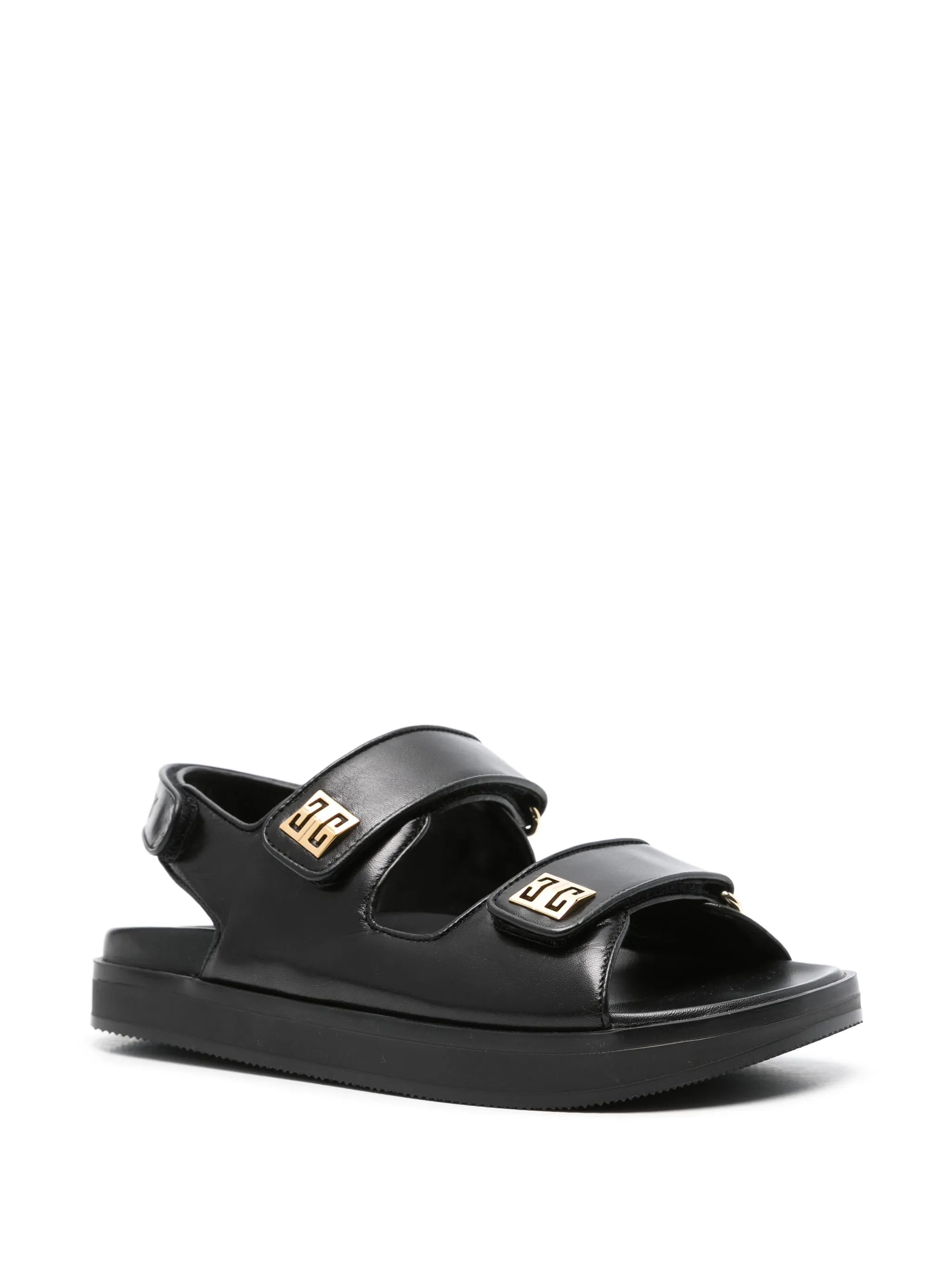 4G-motif sandals